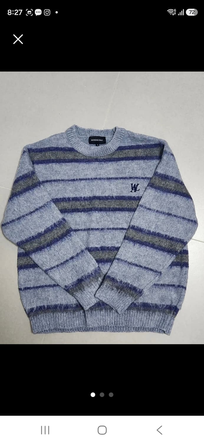 우알롱 풀오버니트 S 상품이미지1