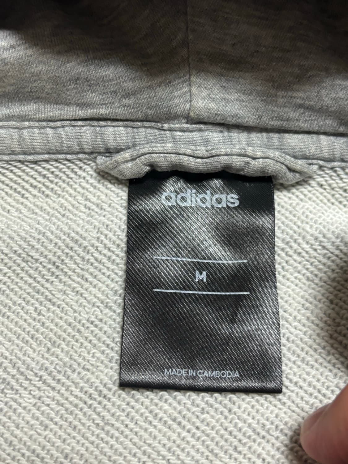 아디다스 그레이 사이드라인 후드집업 상품이미지8