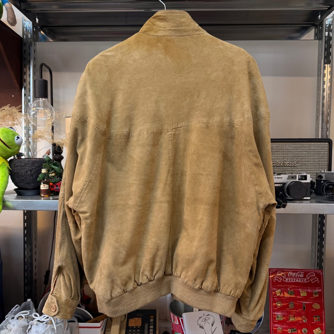 존하워드 빈티지 스웨이드 봄버 자켓 M L XL 상품이미지5