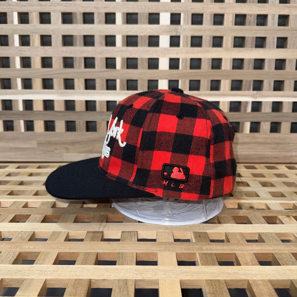 mlb 뉴욕양키스 럼버잭 체크 캡 상품이미지3