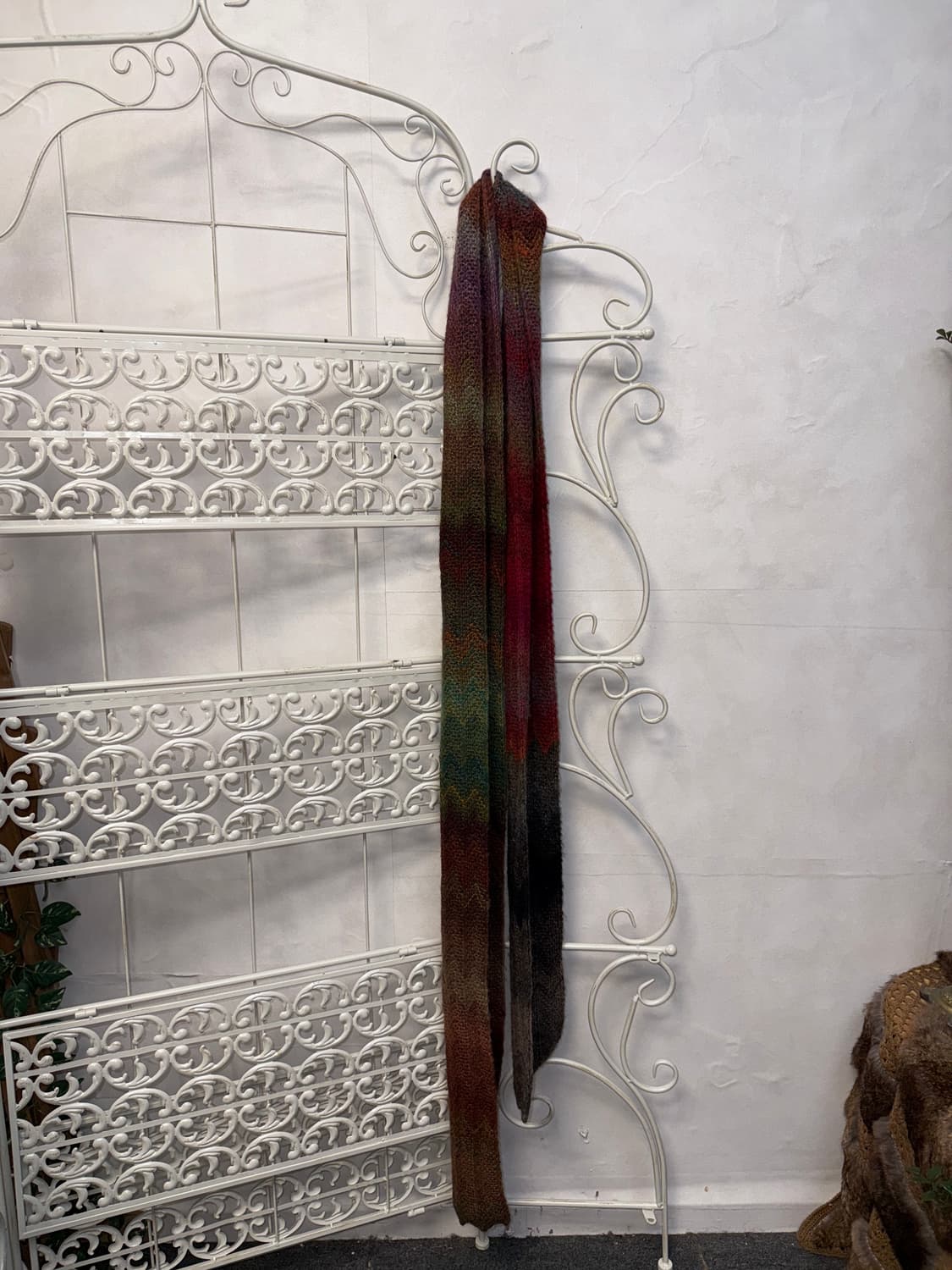 Rainbows bohemian hippie knit muffler 상품이미지3