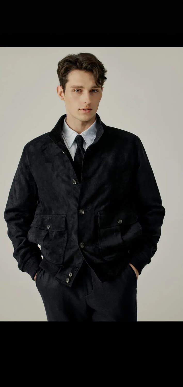 [105] 캠브리지멤버스 아놀 24FW a-1 스웨이드 자켓 상품이미지1