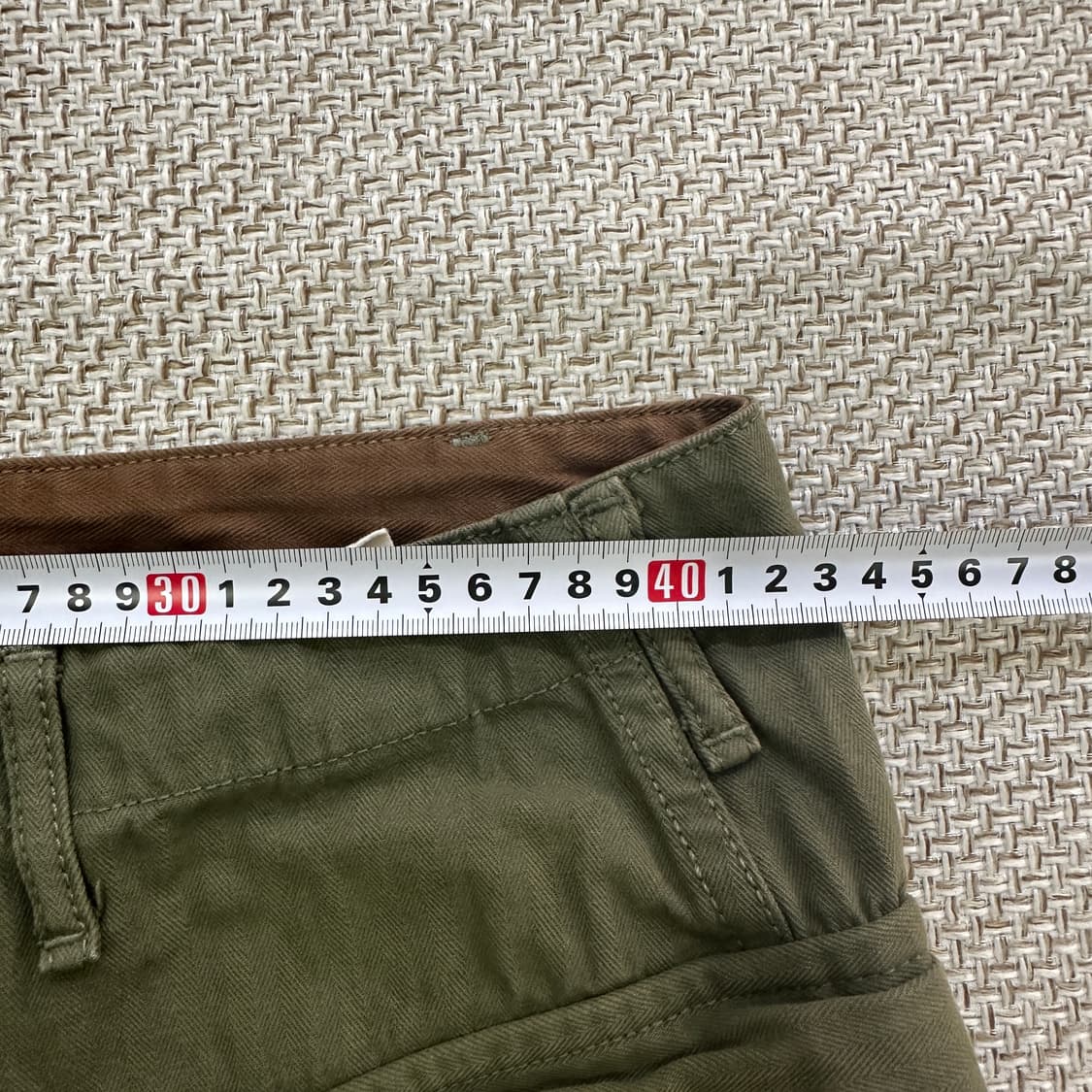 32 레드토네이도 빈티지 카키 팬츠 0421D 상품이미지6