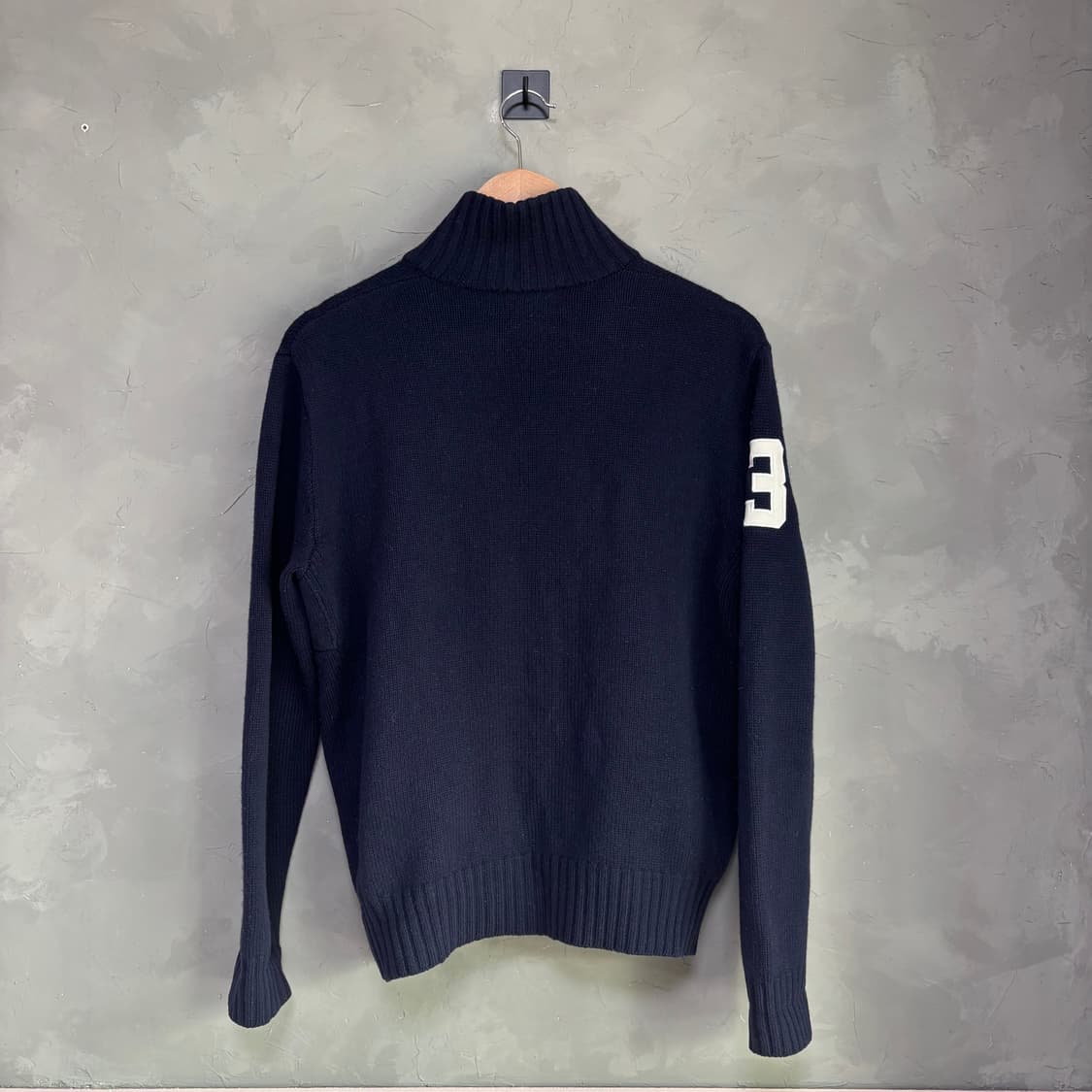 폴로 랄프로렌 빅포니 울 니트 집업  상품이미지5