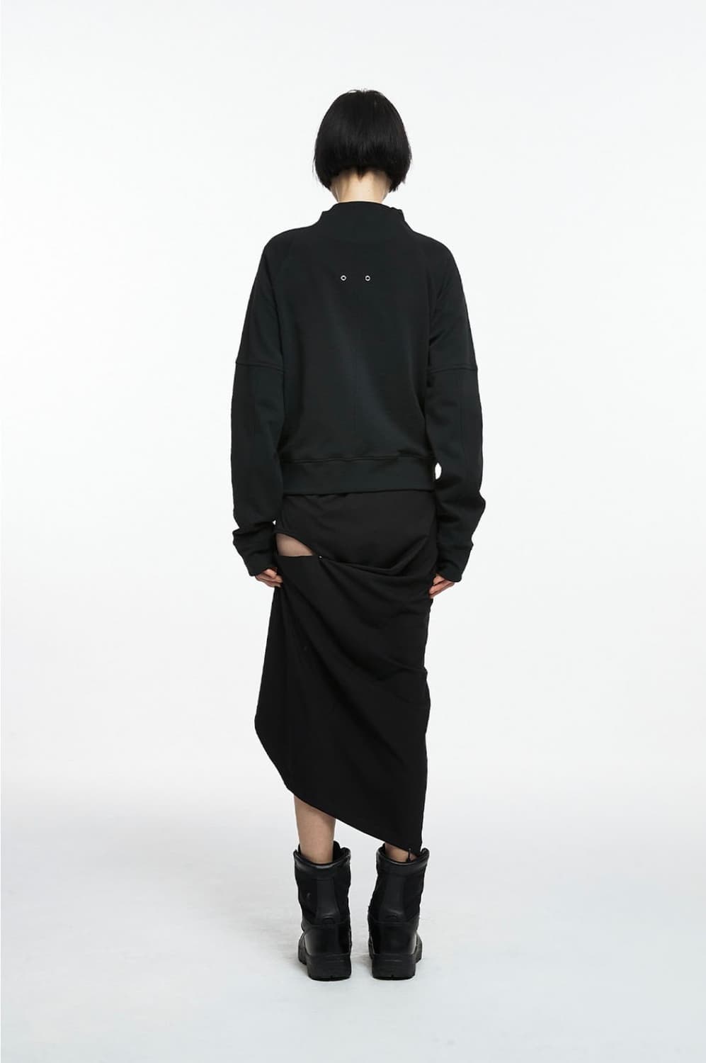 나체 zip detail track jesey black 상품이미지3