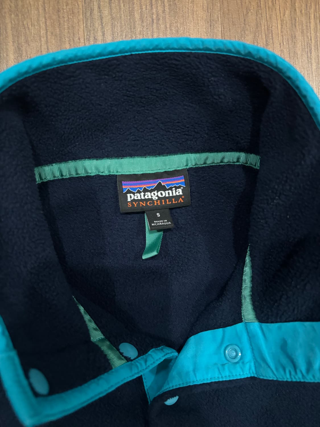 파타고니아 신칠라 네이비/블루 S사이즈 상품이미지3