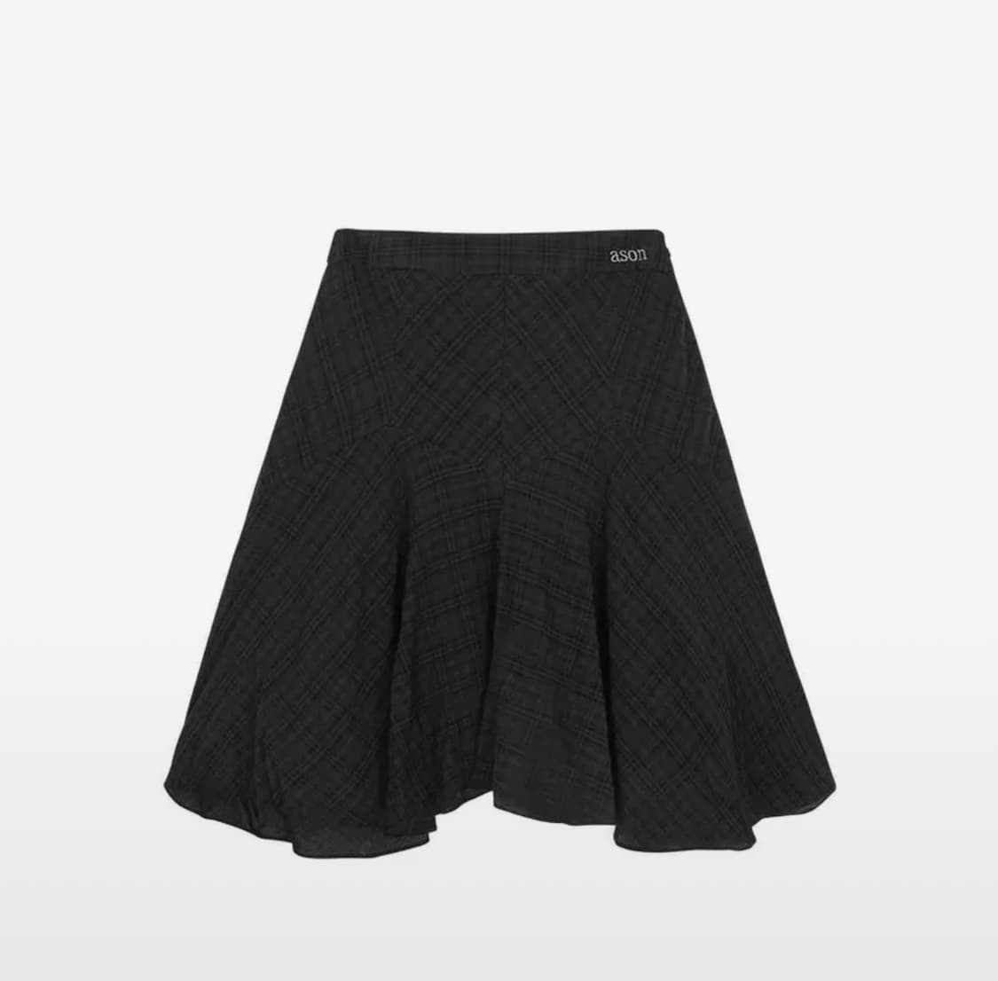 애즈온 런던 체크 미디스커트 상품이미지1