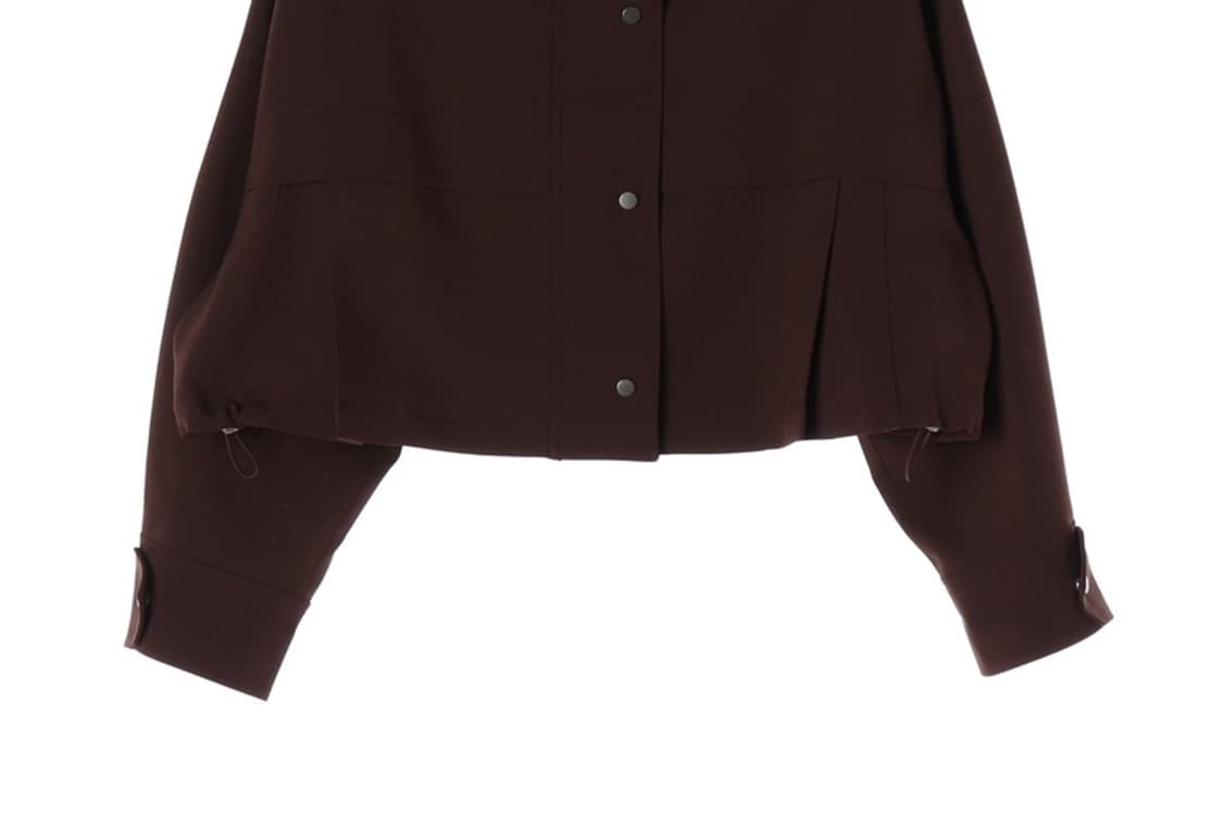 크롭 폴리 자켓  상품이미지5