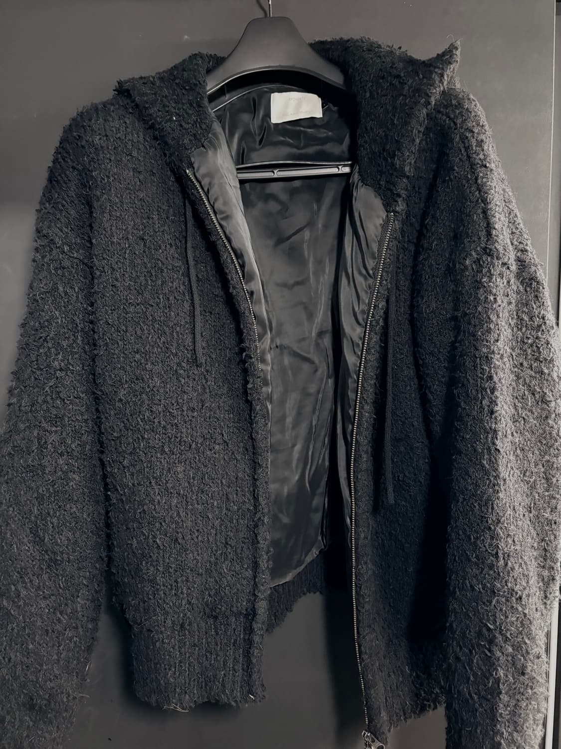 아모멘토 퍼지 집업 후드 상품이미지4