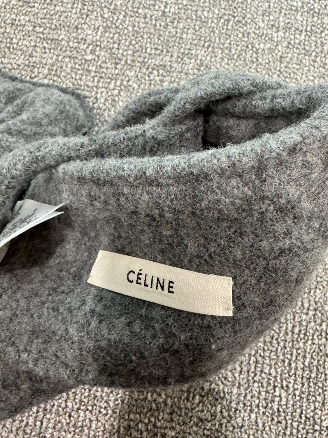 Celine 18FW 컬렉션 오버사이즈 울 빅 버클 벨트  상품이미지5