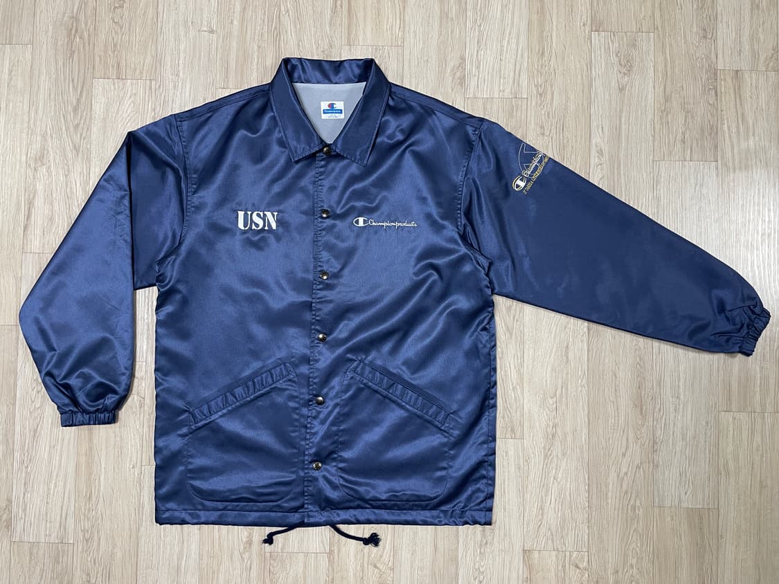 105) 90's 챔피온 미군 미해군 코치자켓(데드스탁) 상품이미지2
