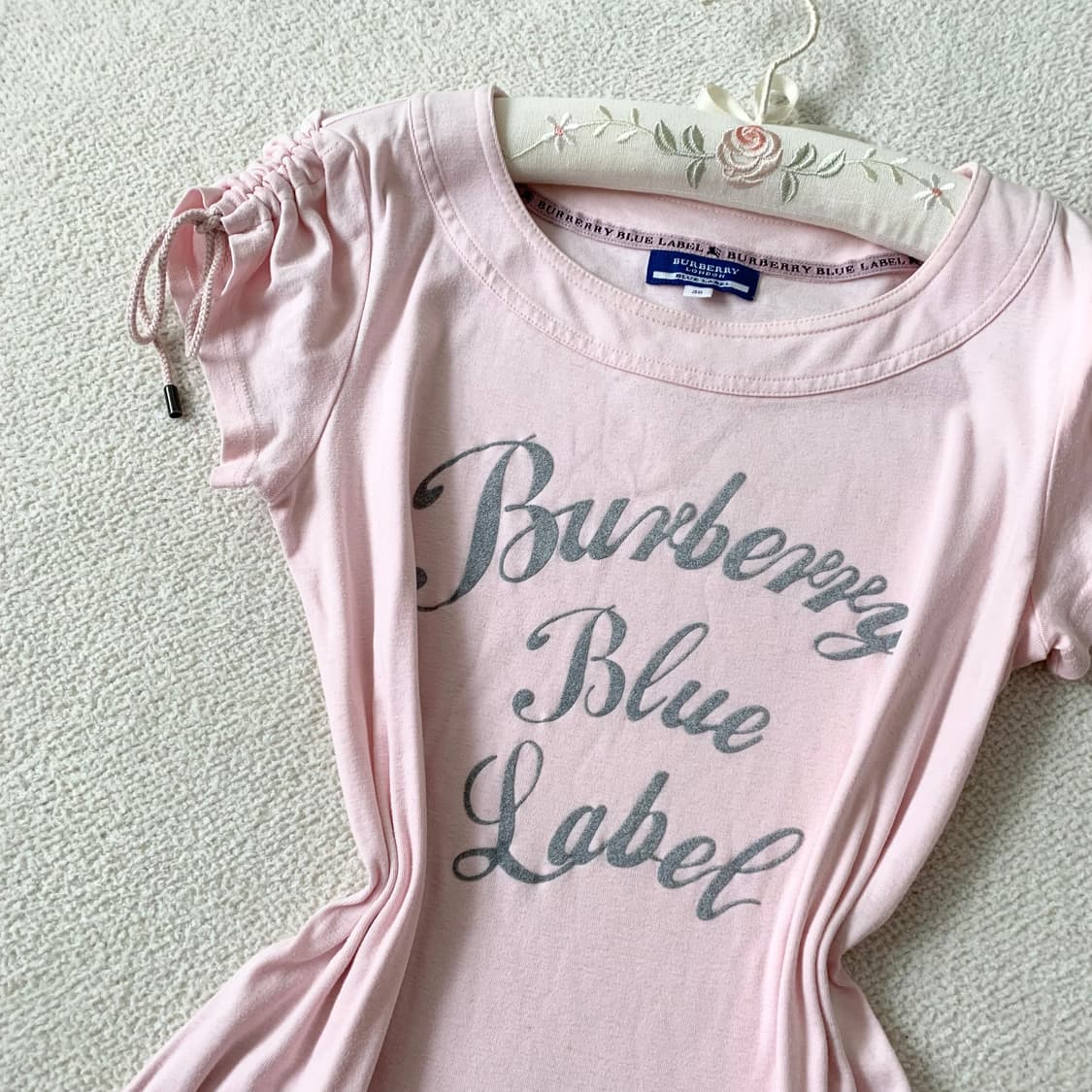Burberry ♥ 버버리 블루라벨 베이비핑크 셔링t 상품이미지2