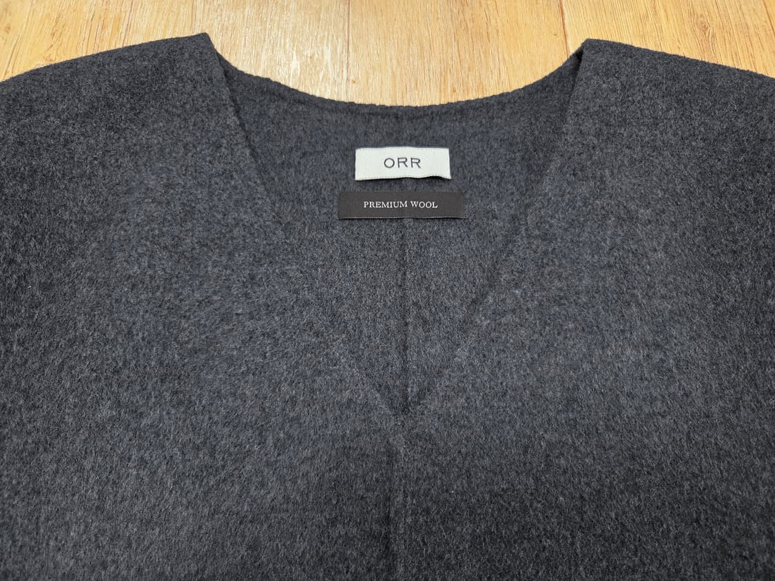 오르(ORR) V넥 프리미엄 울 탑 프리사이즈 새상품 상품이미지2