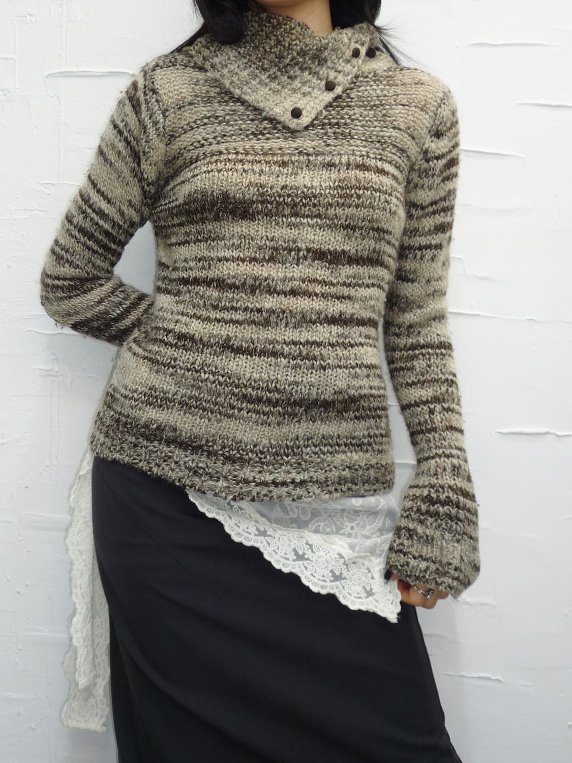 Button polar earth knit 상품이미지4