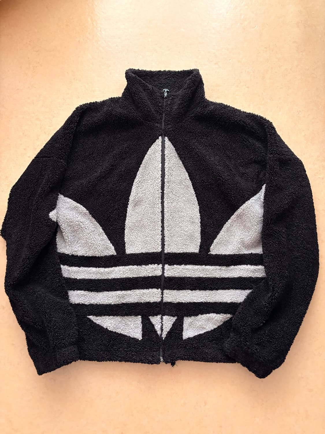 아디다스 빅 트레포일 헤비 자켓 플리스 집업 블랙 2XL 상품이미지1