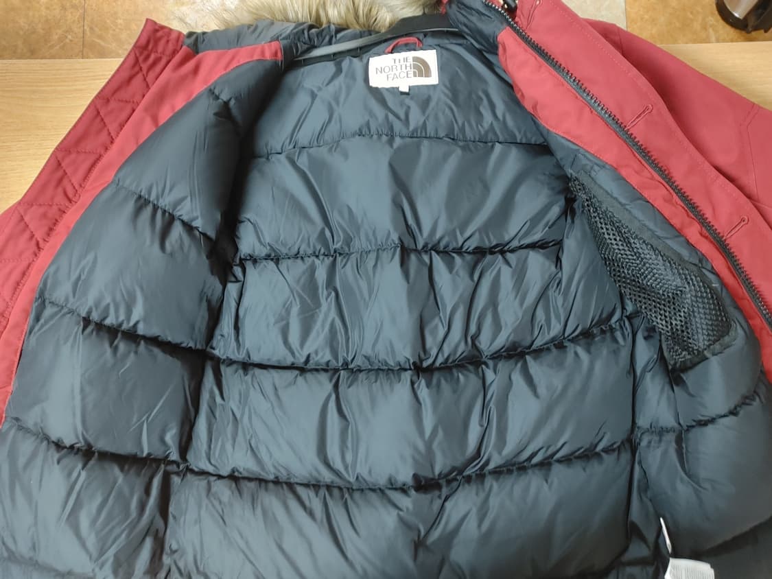 THE NORTH FACE 노스페이스 여성 거위털 폴리퍼 후드패딩점퍼 상품이미지7