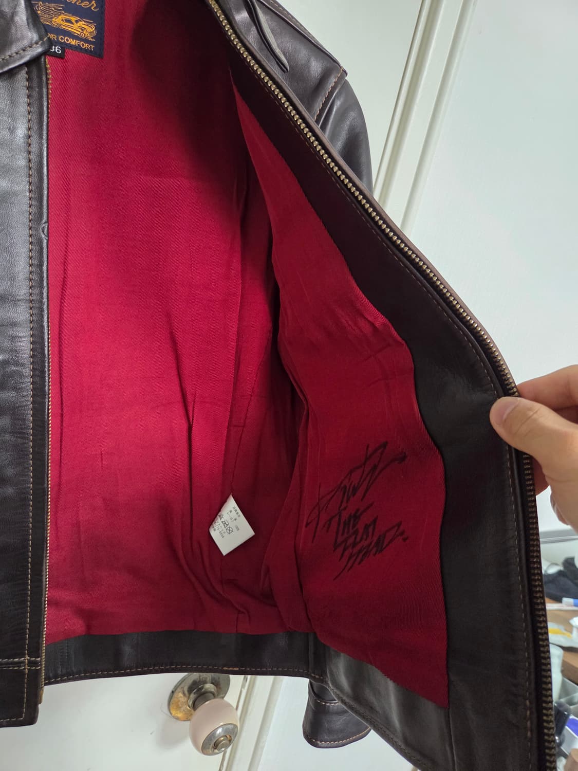 플랫헤드 호스하이드 가죽자켓 36사이즈 상품이미지4