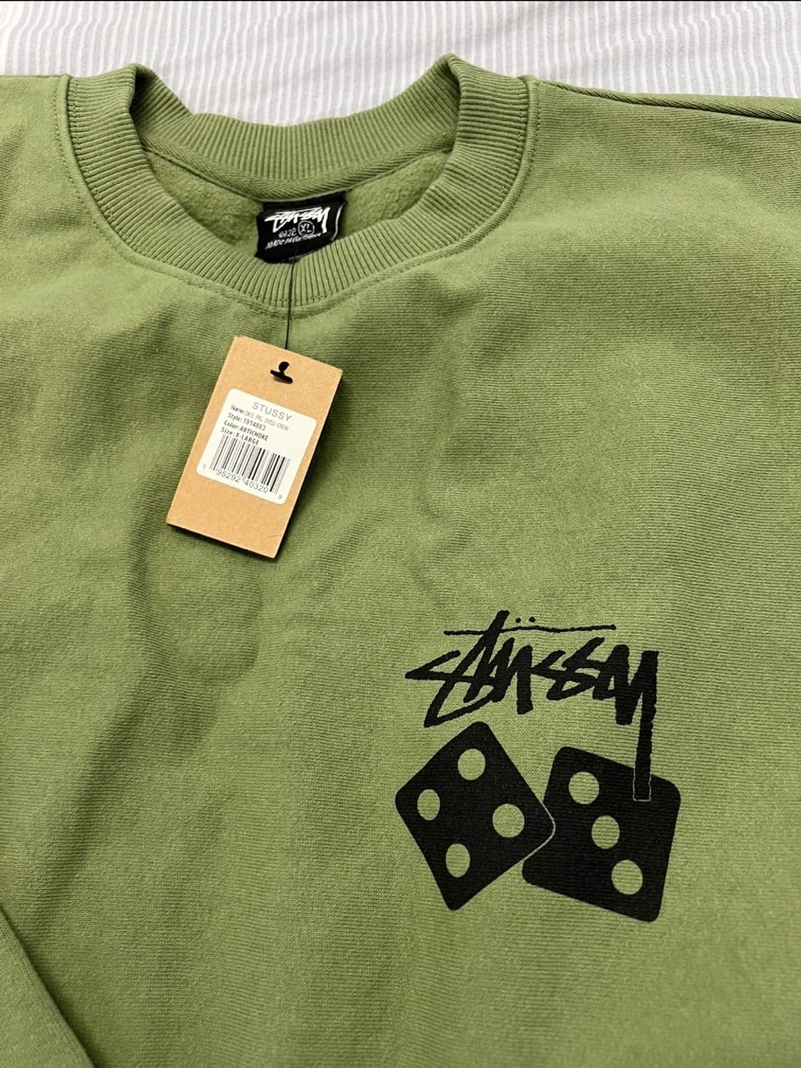 스투시 다이스 크루넥 Xl 상품이미지1