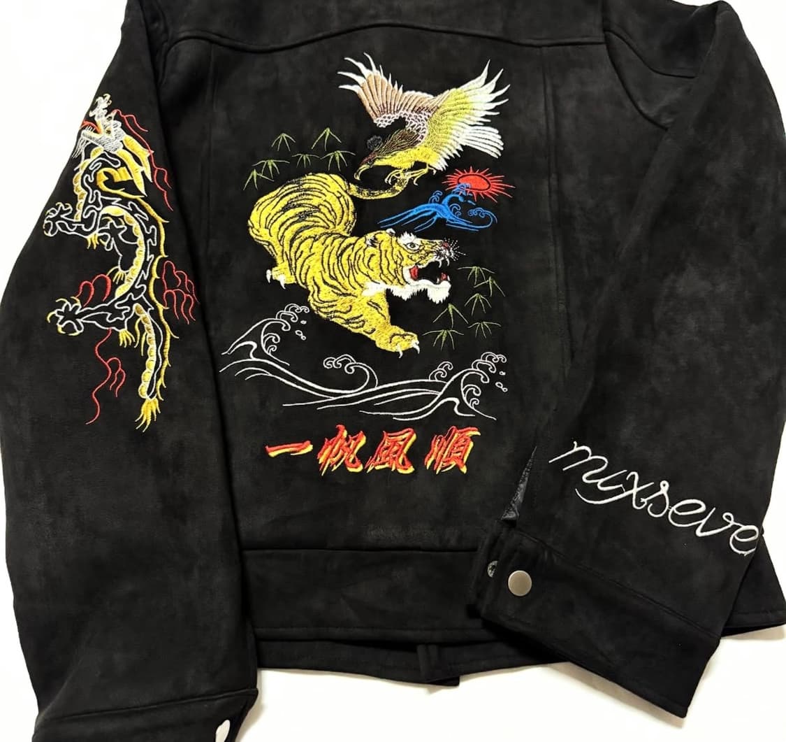 Mixseven - 자수 무통 자켓 상품이미지2