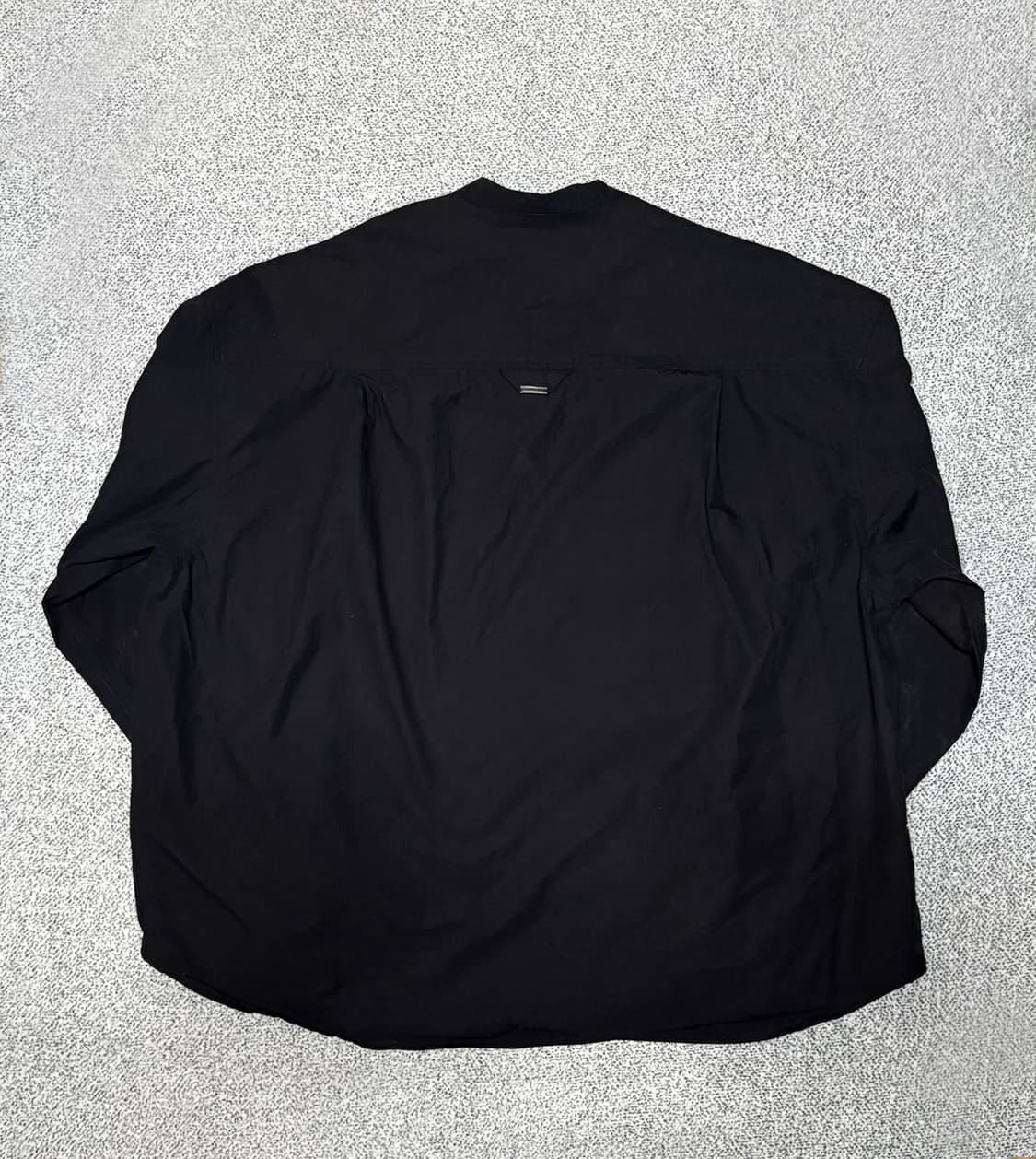 50)준지 크리스피 코튼 튜닉 루즈핏 셔츠 블랙 상품이미지4