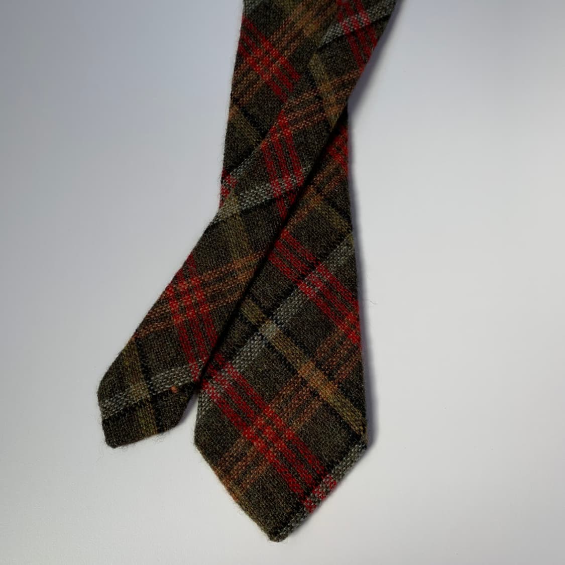 폴스튜어트 체크디자인 100울 명품넥타이 A등급 상품이미지2