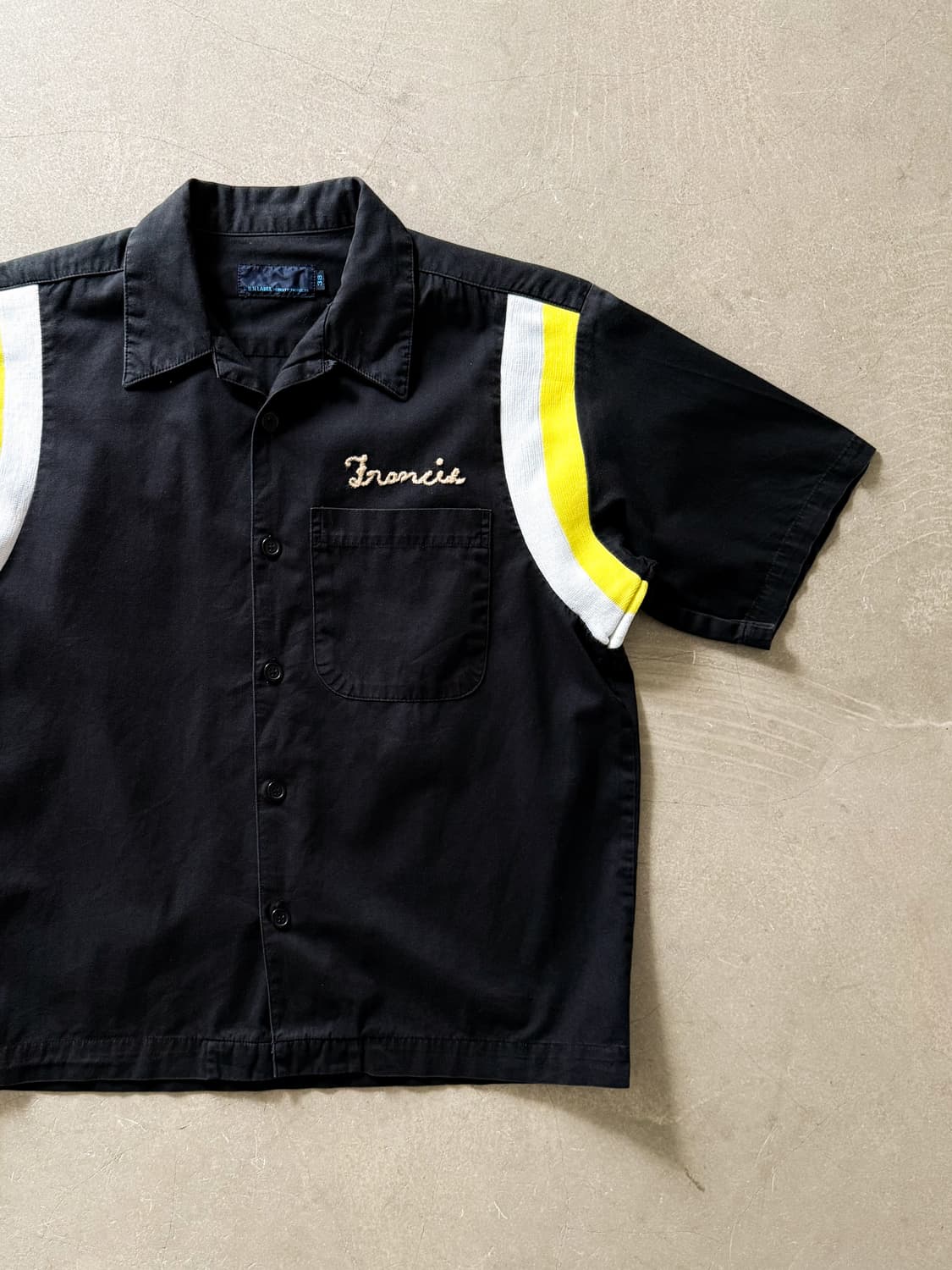 B.B.H. Black Cotton Bowling Shirt 상품이미지4