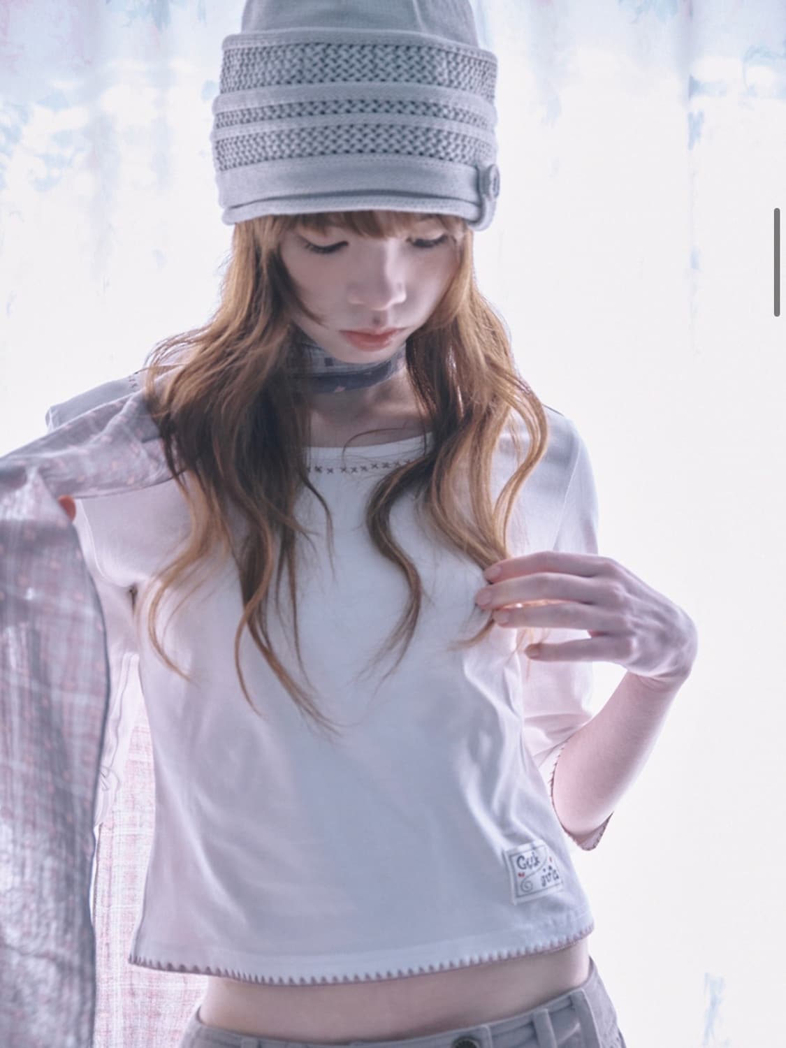 허그유어스킨 버튼 니트 비니 상품이미지3