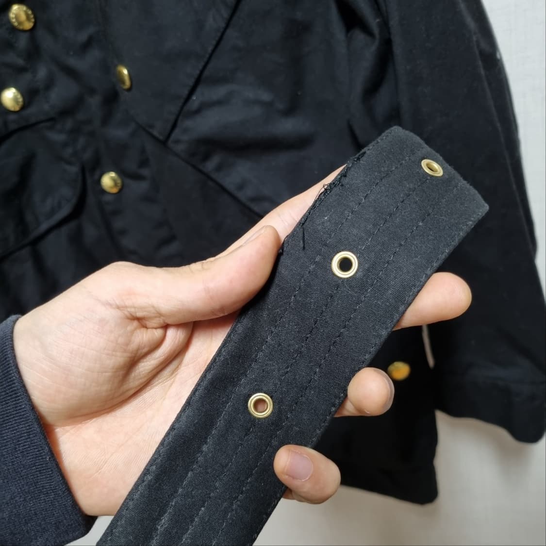 바버 인터네셔널 A7 블랙 자켓 상품이미지5