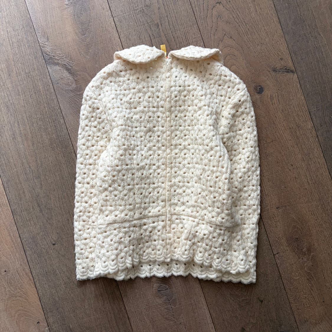 Needlepoint Round Collar Knit 상품이미지7