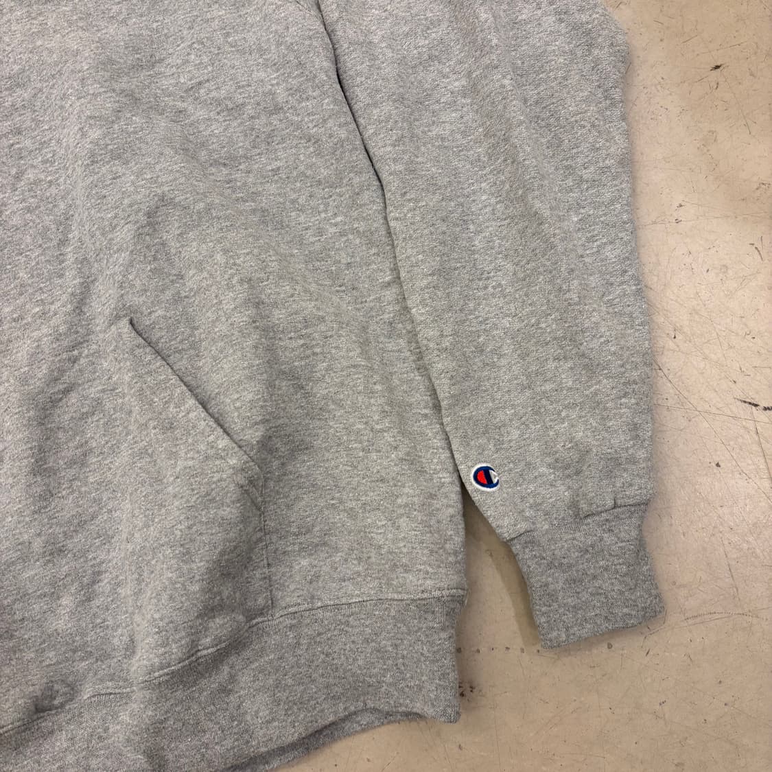 챔피온 그레이 베이직 후드티 상품이미지2