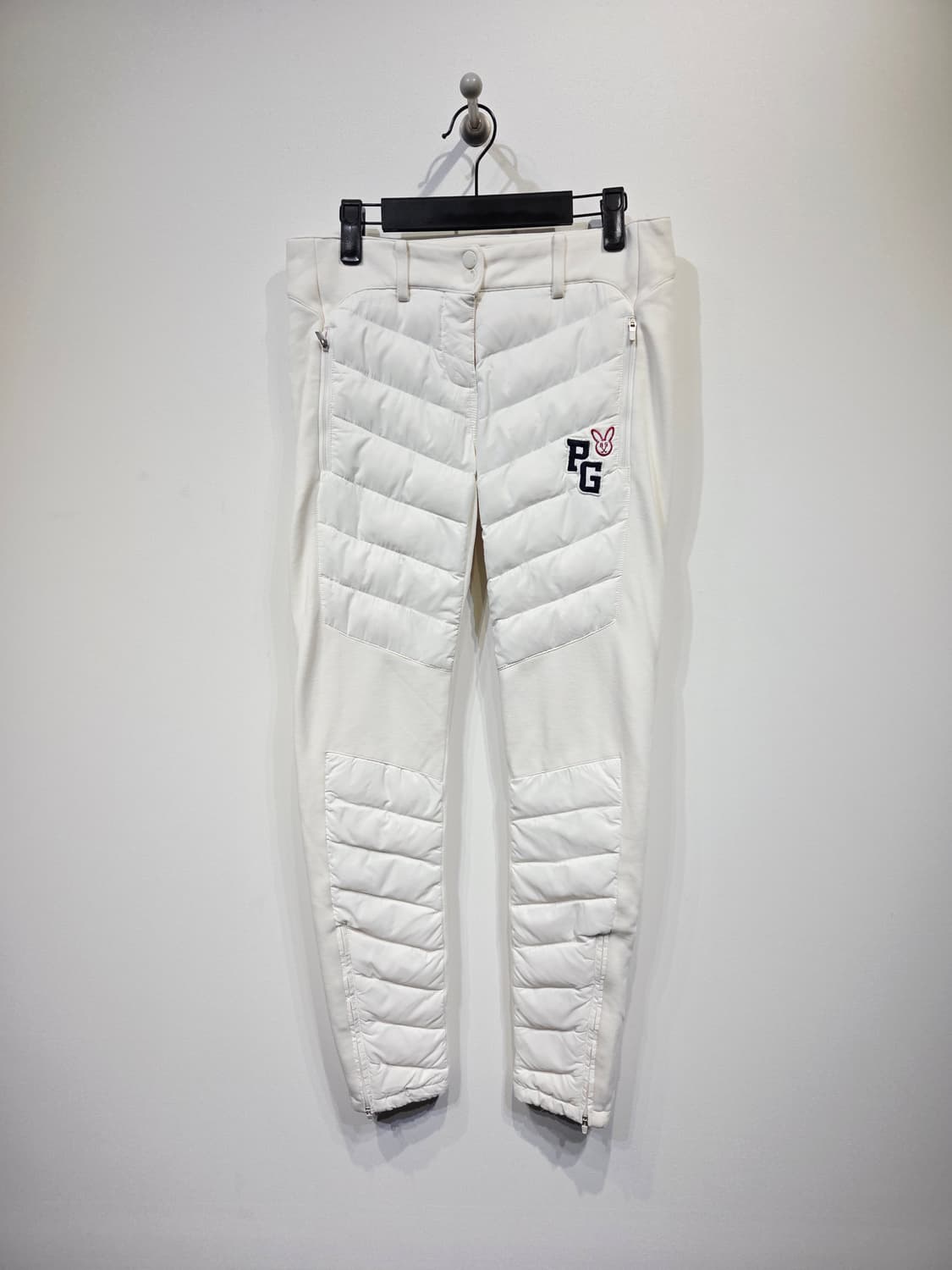 파리게이츠 여성 화이트 구스다운 패딩 골프팬츠 상품이미지2