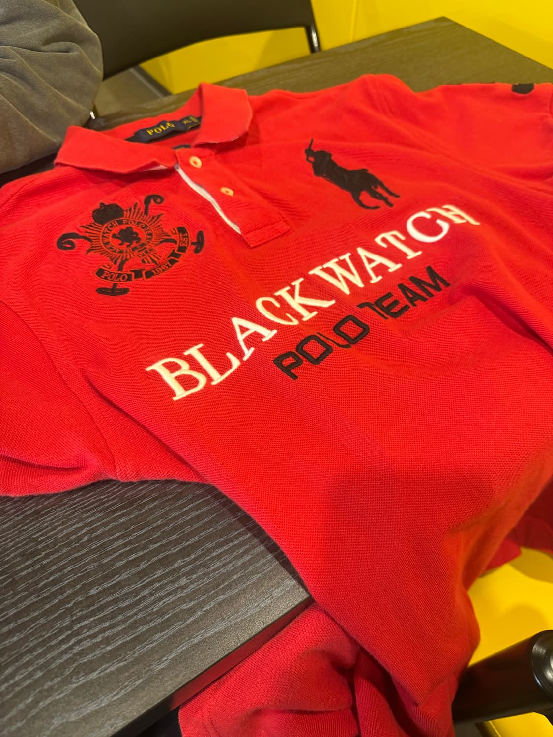 폴로 빅포니 카라 반팔 레드 상품이미지6