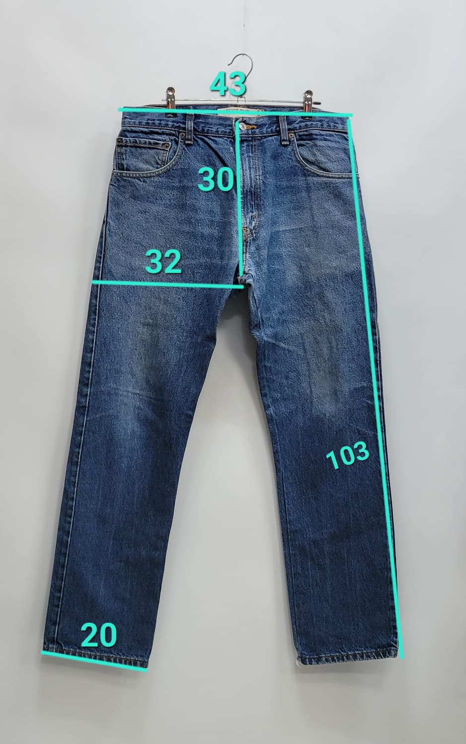 LEVI'S 08S 리바이스 517 부츠컷 워싱 데님 청바지 / 남 34 상품이미지10