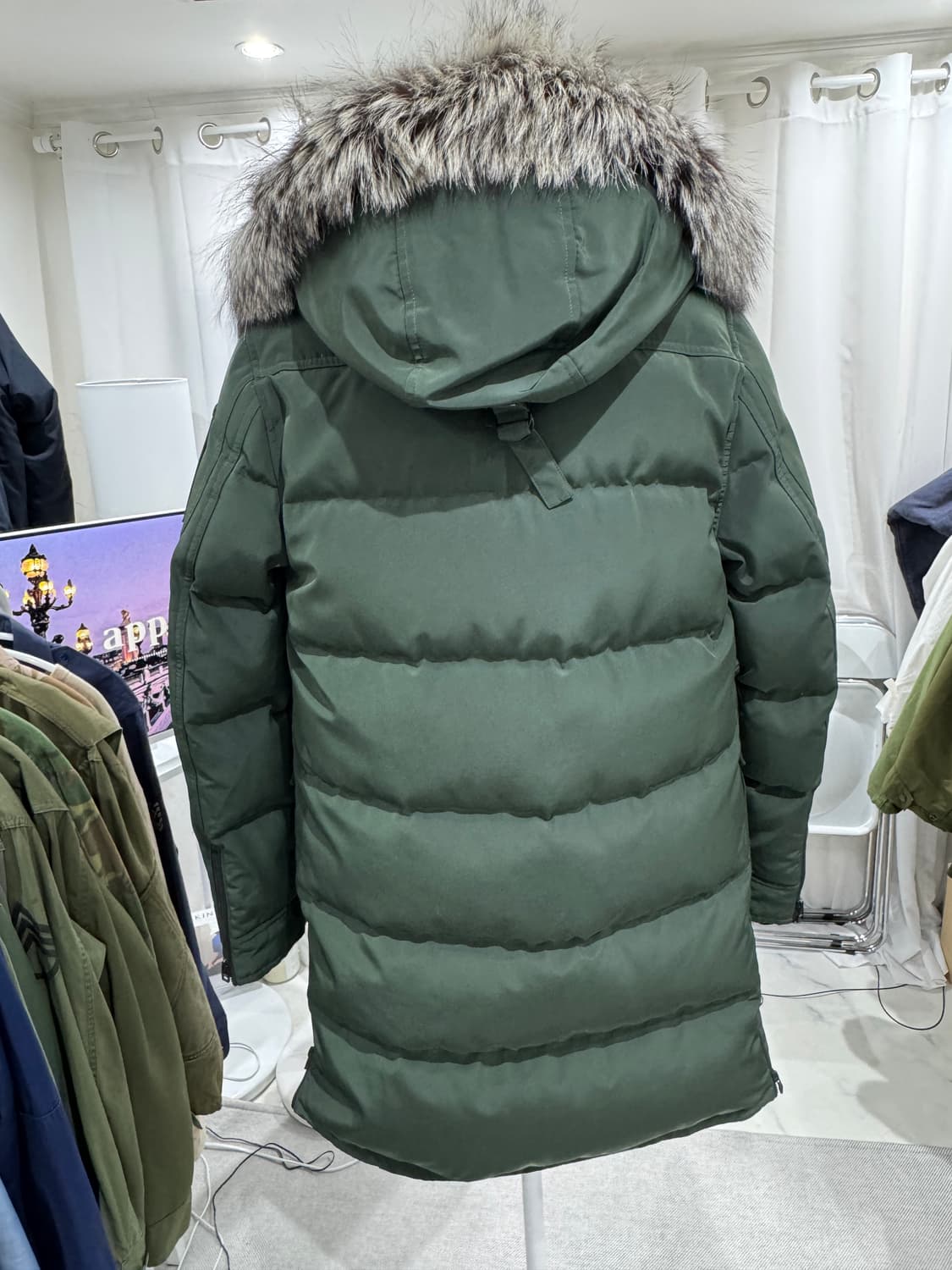 무스너클 온타리오 롱패딩 S 상품이미지5