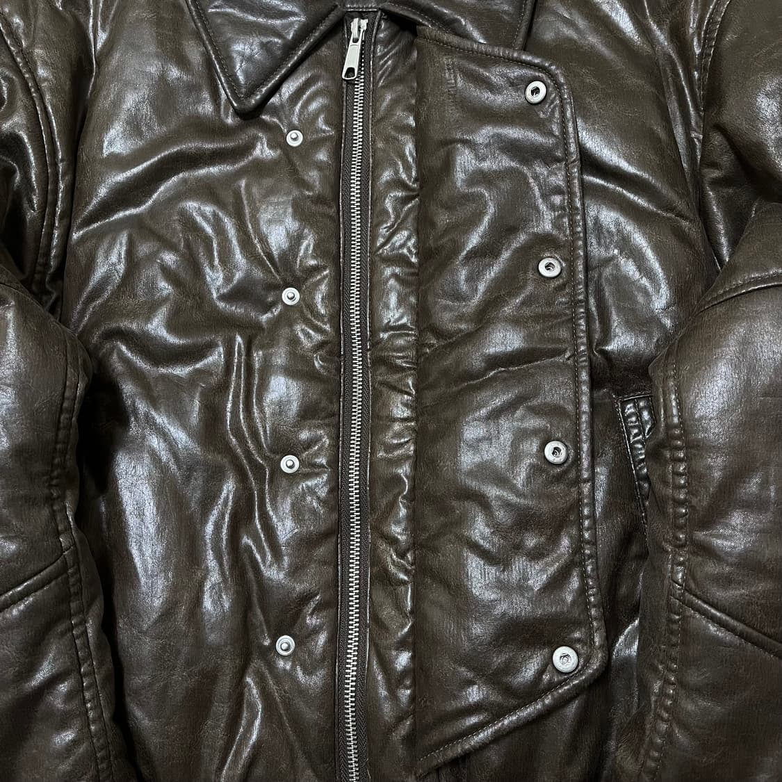 로맨틱크라운 ROMANTIC CROWN 봄버자켓 브라운 S(90) 상품이미지6