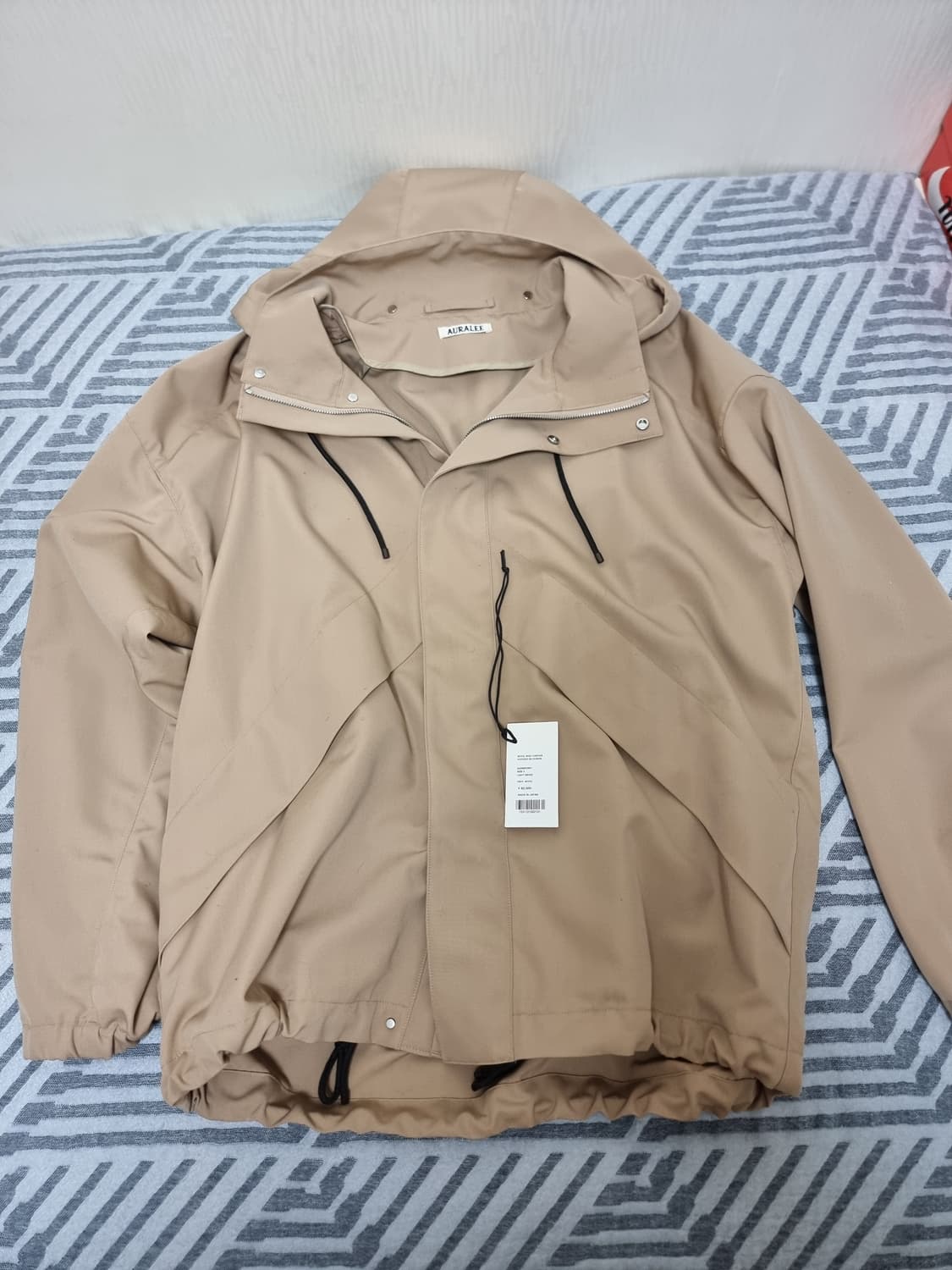 auralee 오라리 캔버스 후드 23ss 베이지 3size 상품이미지1