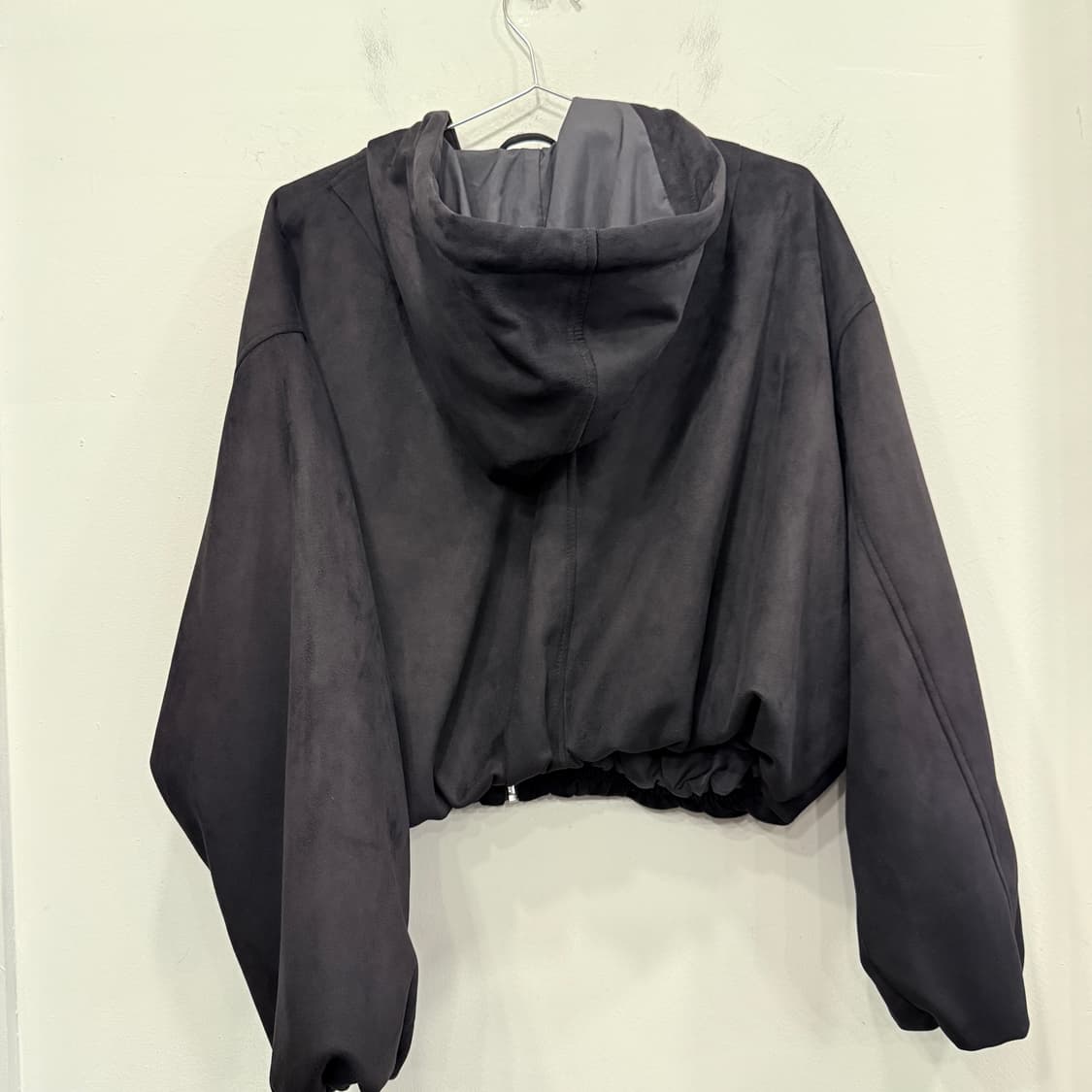 자라스웨이드 크롭후드 자켓 상품이미지3