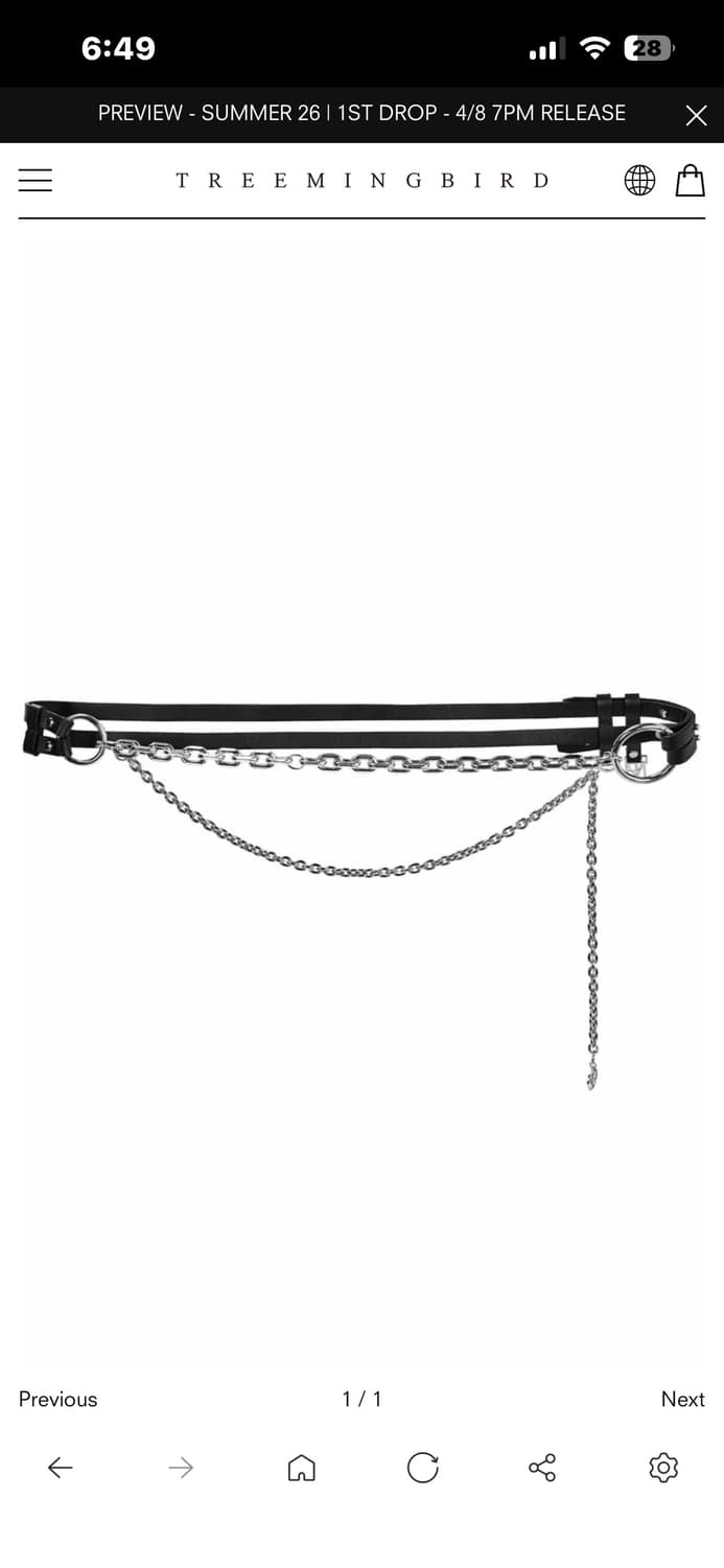 구함) 트리밍버드 벨트 상품이미지1