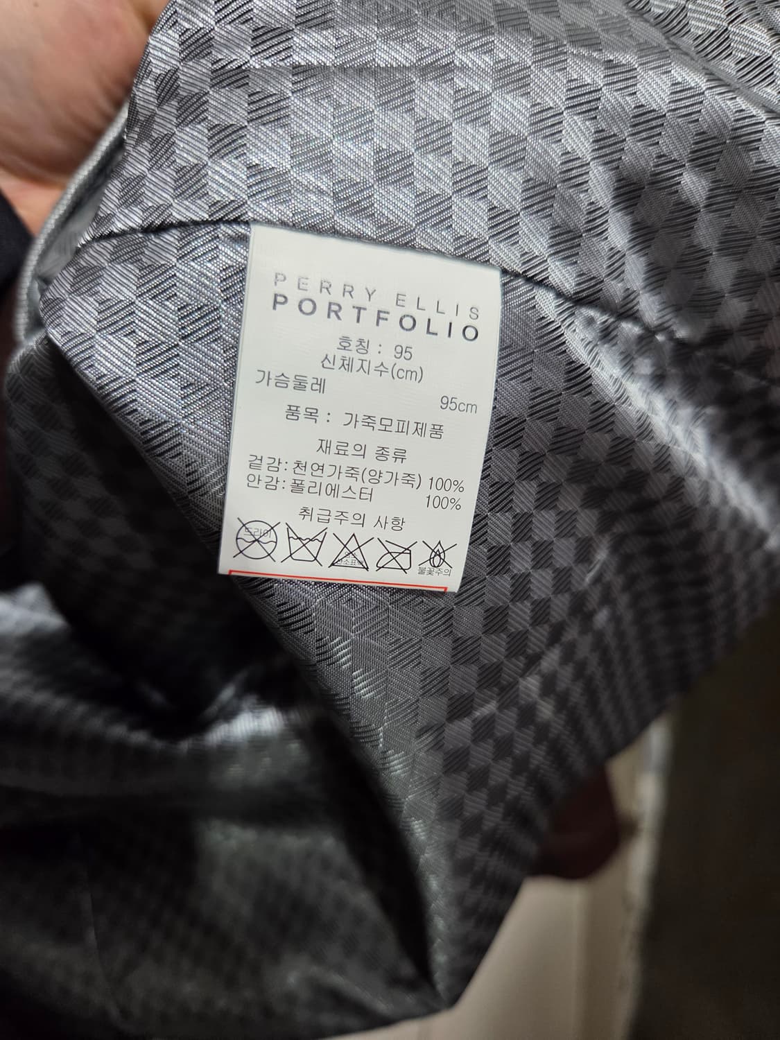 브라운 남성 가죽자켓 상품이미지3