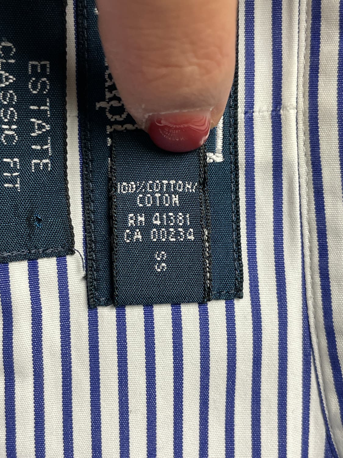 RALPH LAUREN 랄프로렌 빈티지 스트라이프 코튼셔츠 상품이미지10