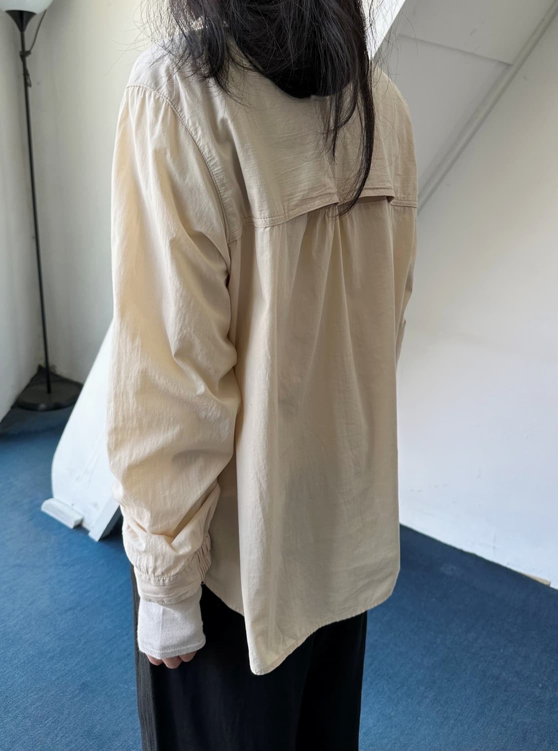 High gauge natural cotton design shirt 상품이미지8