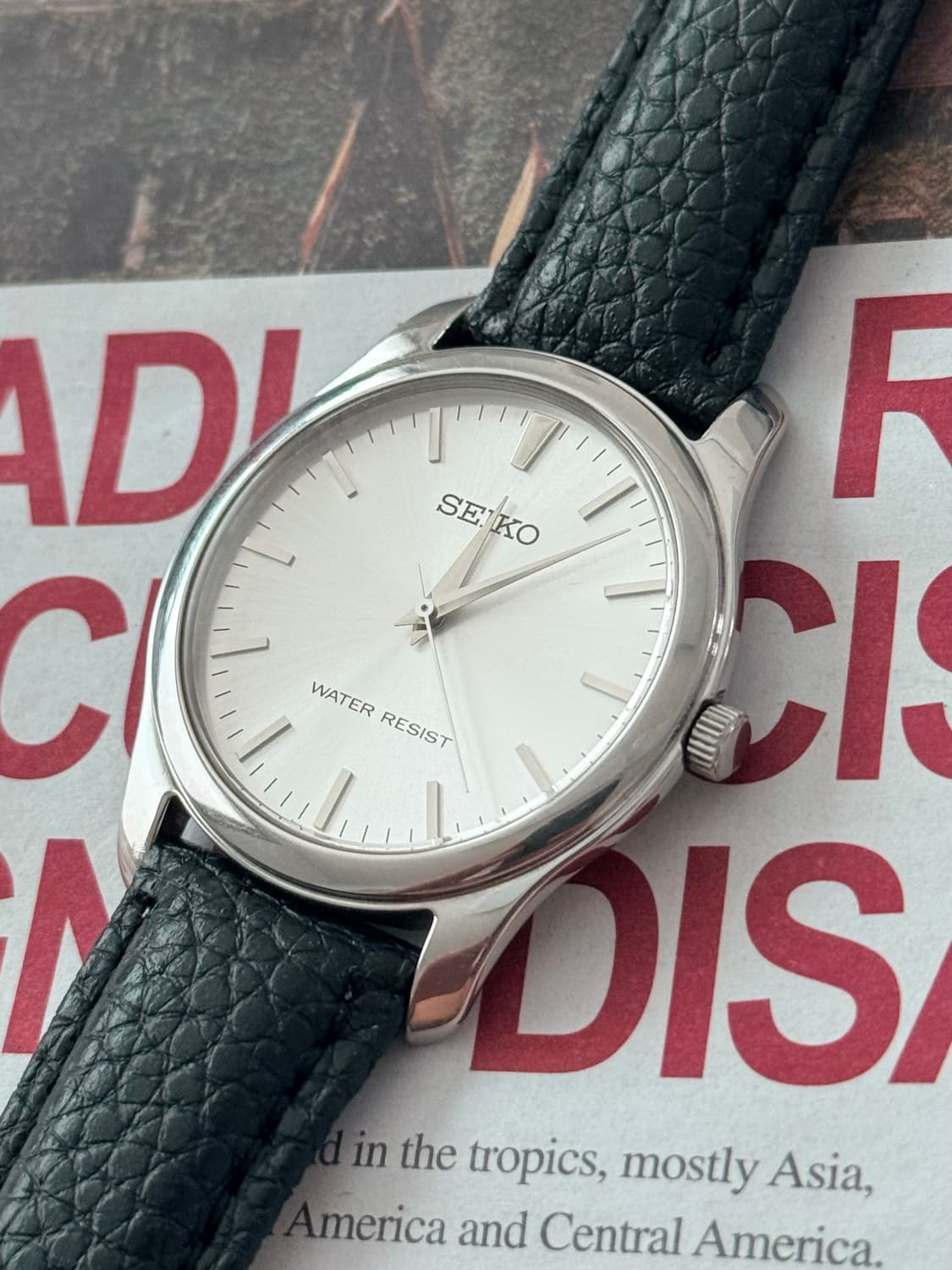 Seiko 세이코 쿼츠 블랙 2000 상품이미지5