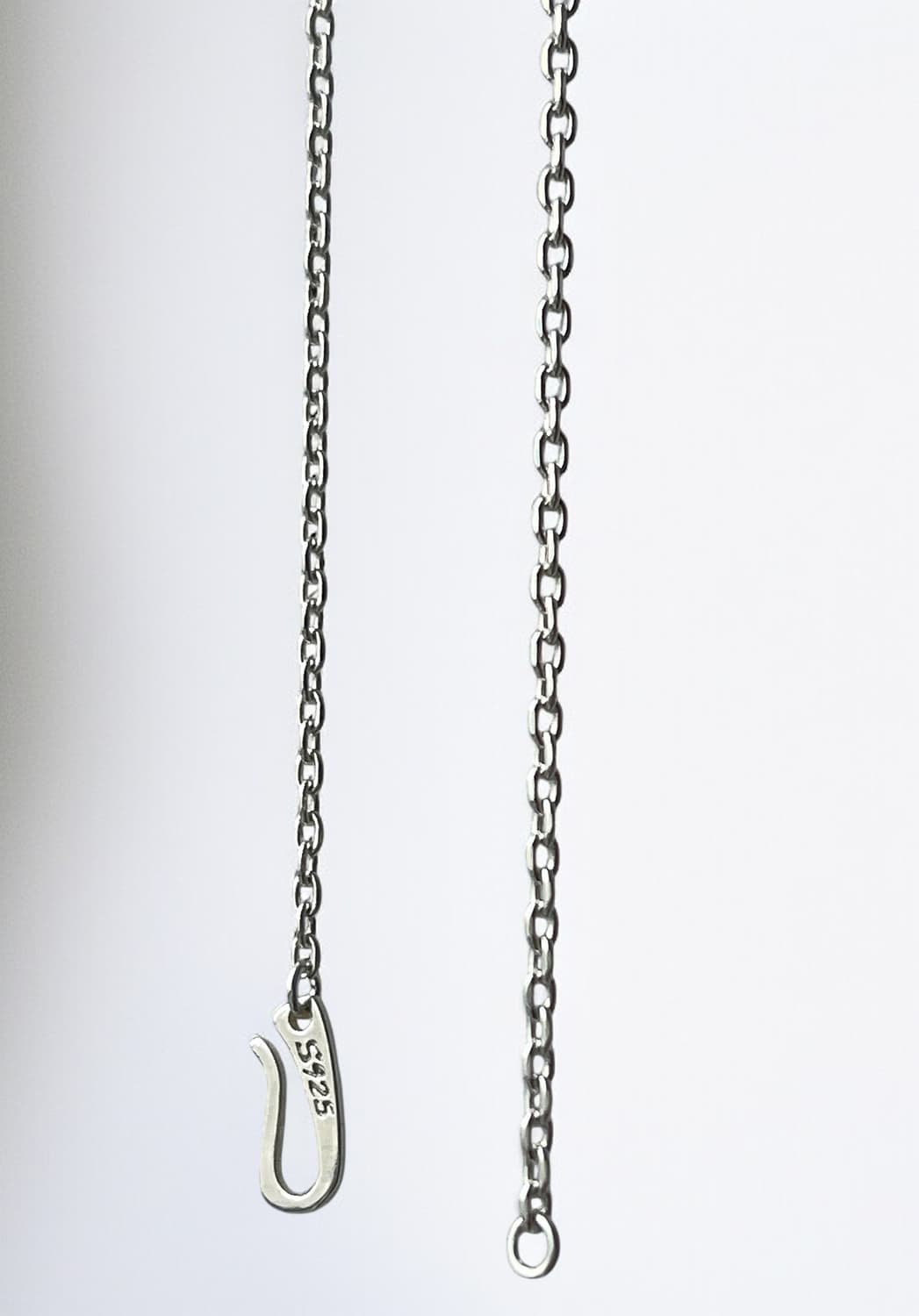 2mm 체인목걸이 / 남녀공용 실버925 체인목걸이 상품이미지3