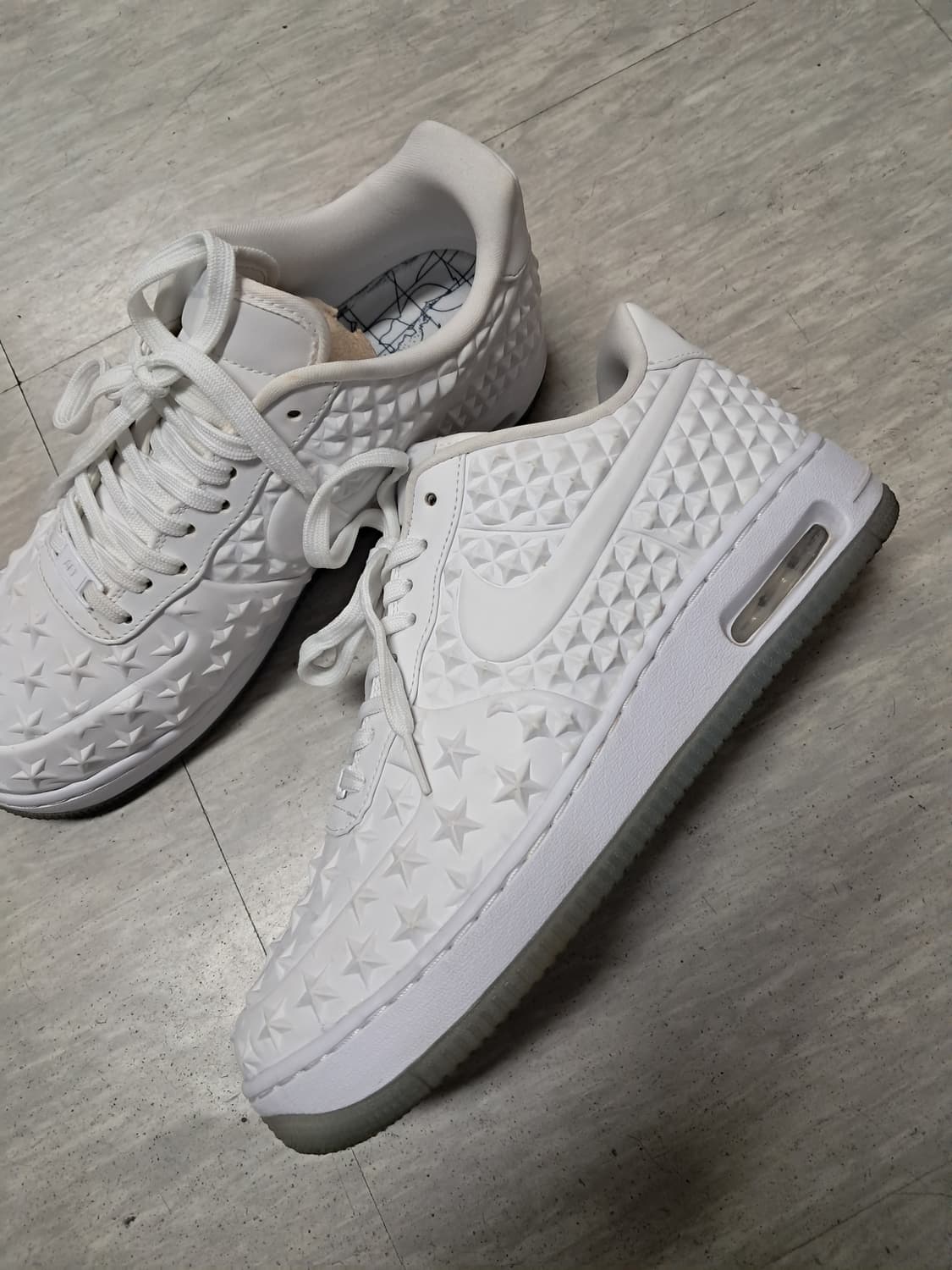 나이키 에어포스1 올백 별 패턴 스니커즈 상품이미지2