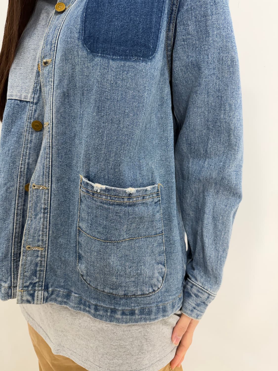 빈티지 데님 자켓 상품이미지7