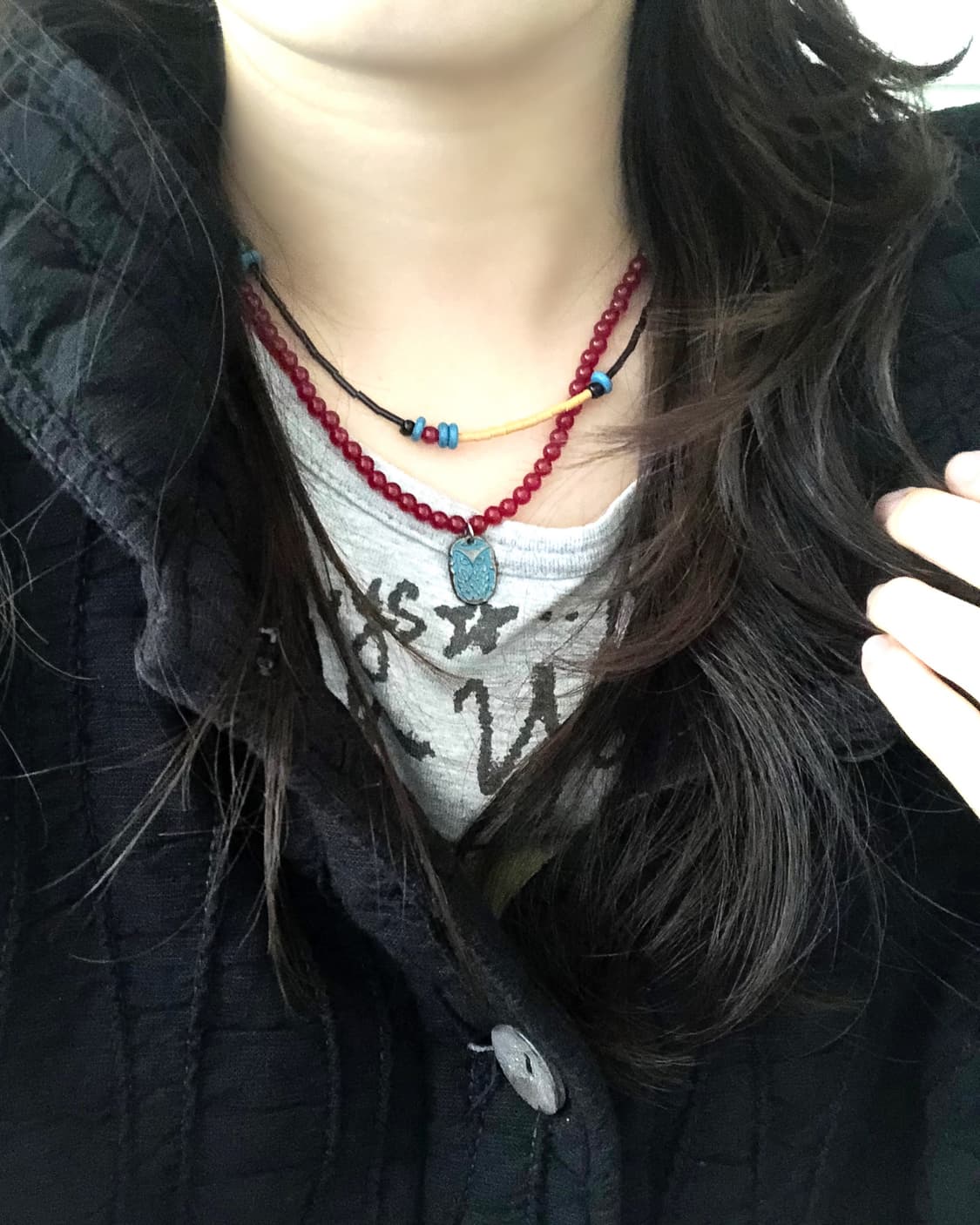 [휘마쿠마] 선율조각 목걸이 상품이미지4