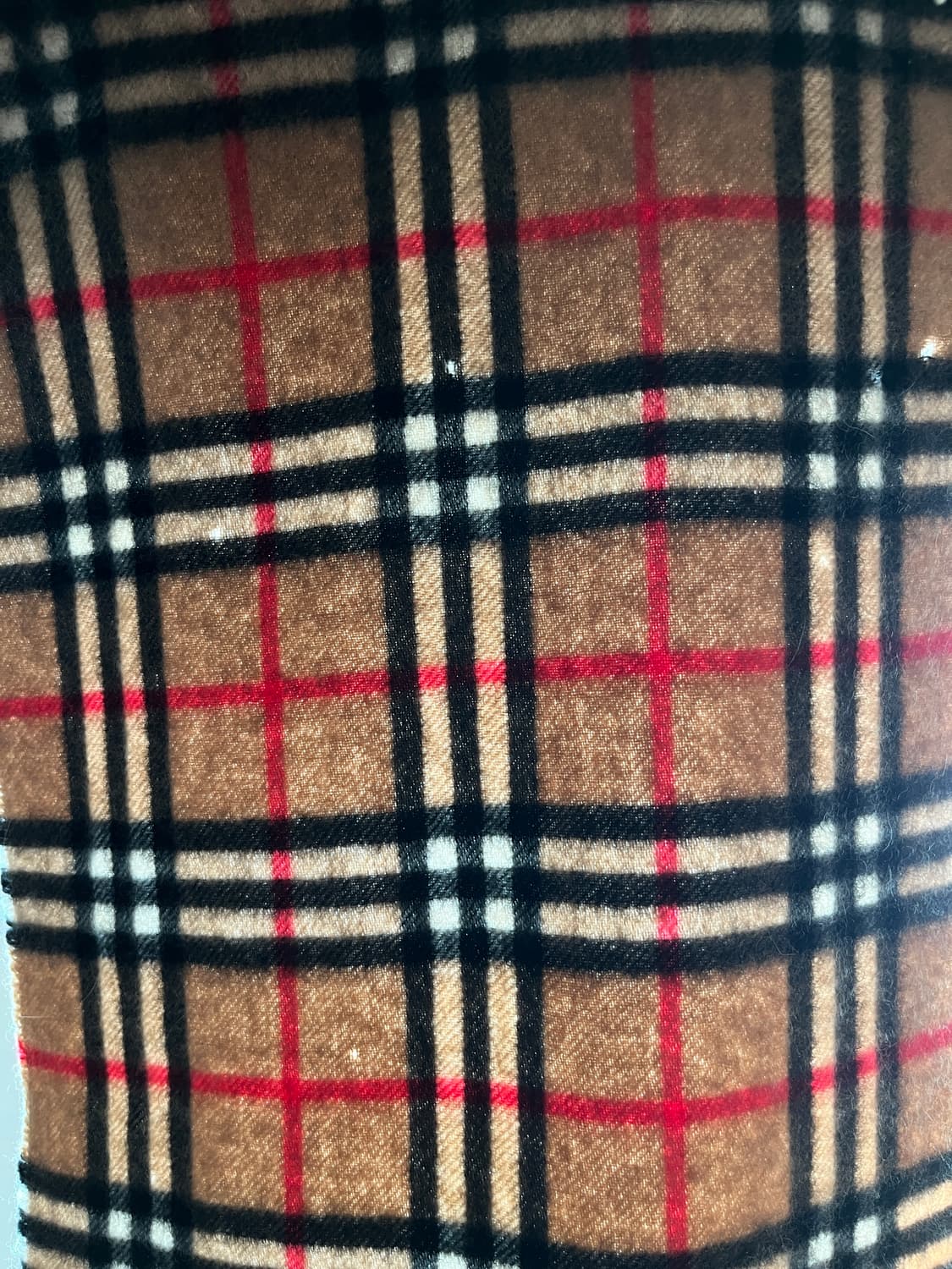 버버리 캐시미어 100 체크 머플러 상품이미지3