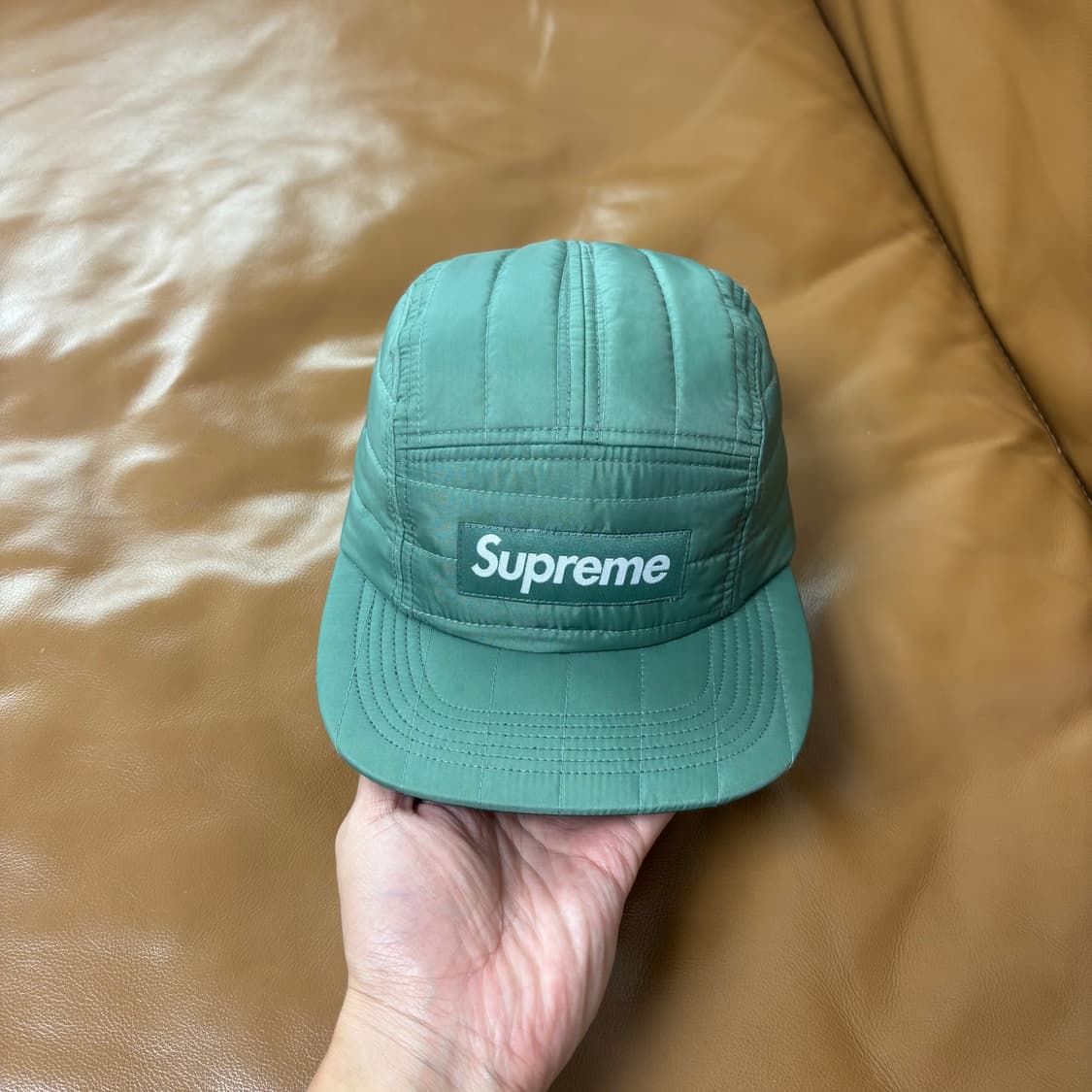 Supreme 슈프림 모스 그린 캠프캡 모자 (Moss Green) 상품이미지2