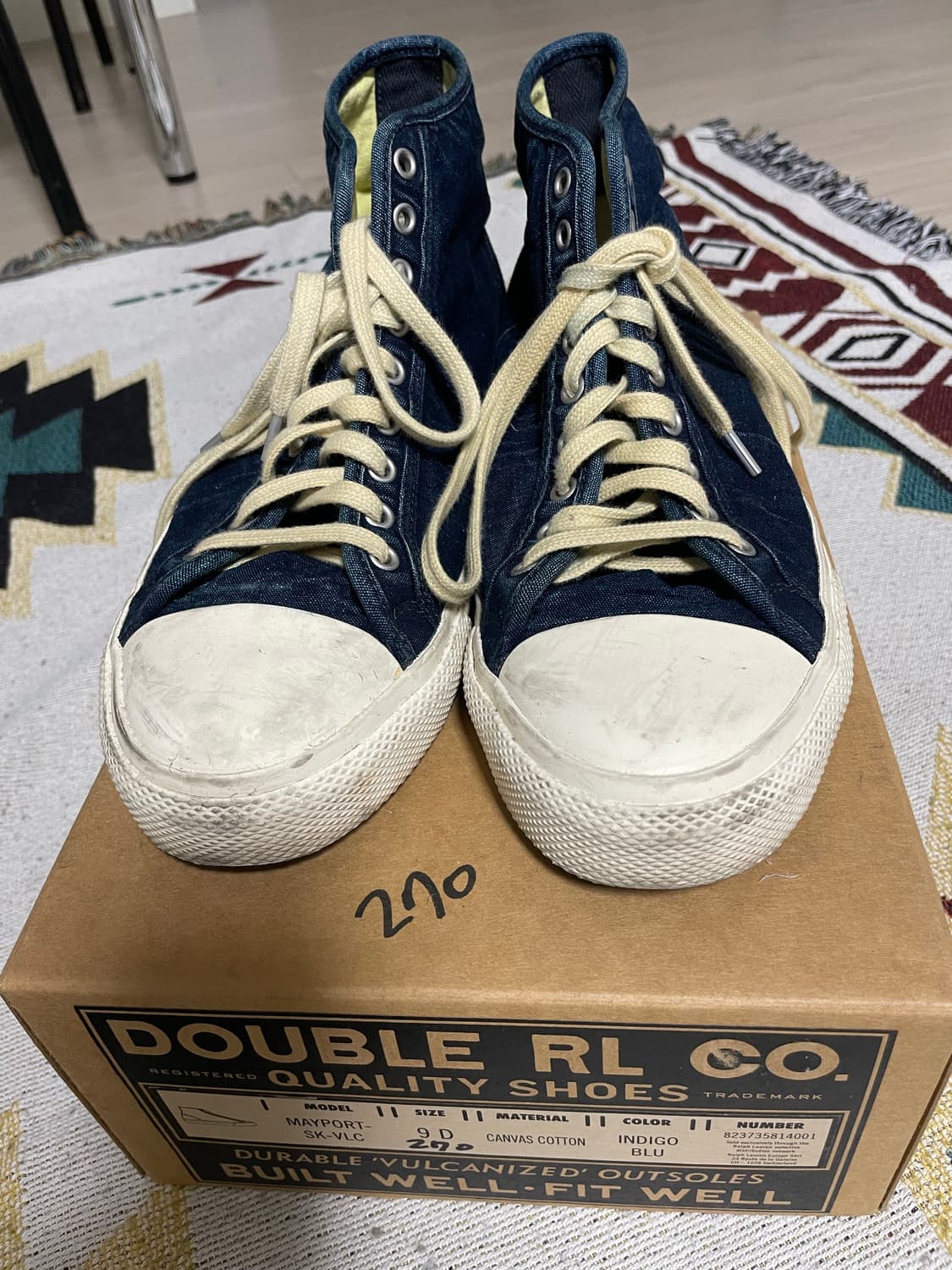 RRL 인디고 메이포트 스니커즈 (9D 270) 상품이미지1