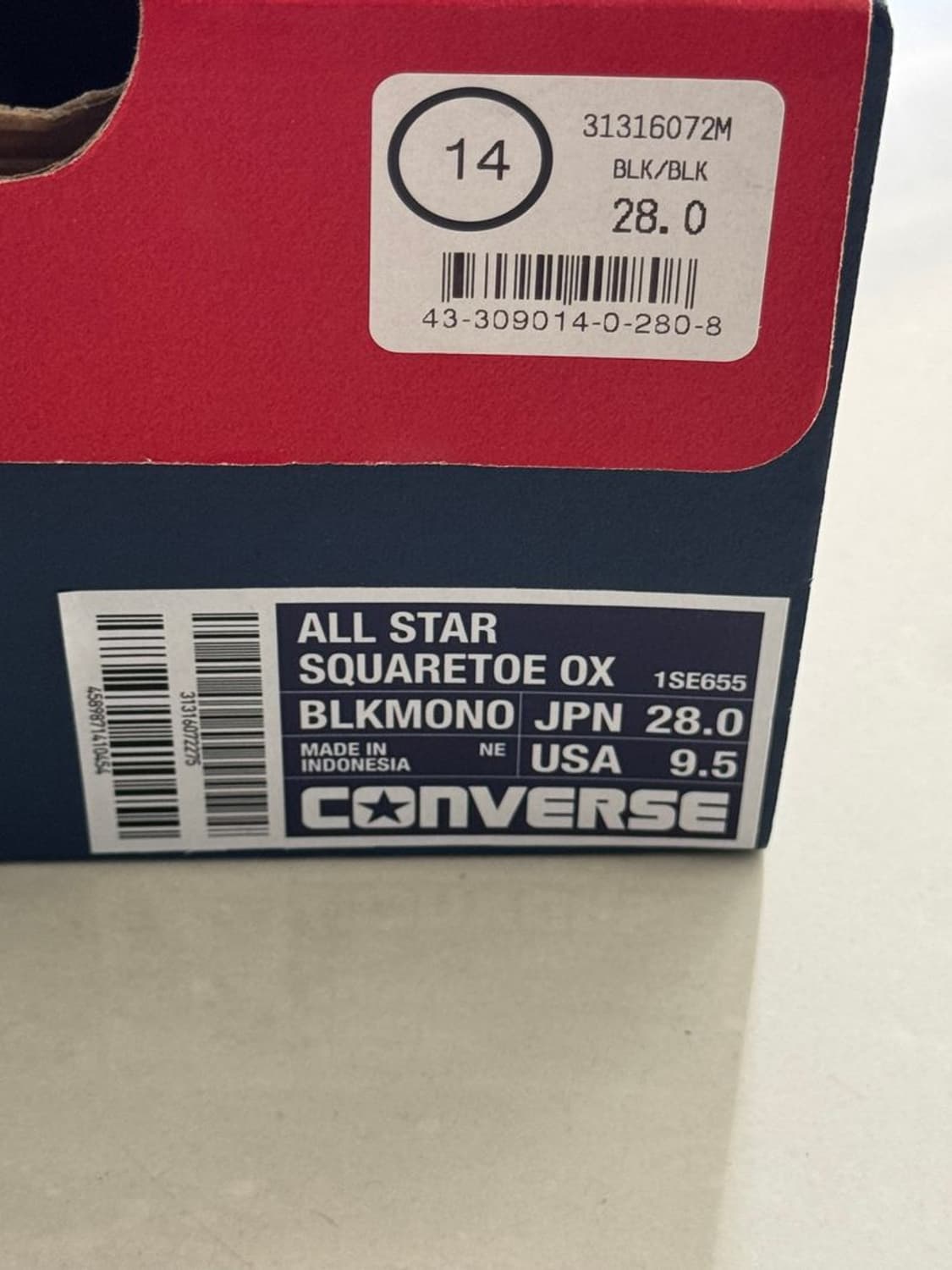 ALL STAR SQUARETOE 올스타 스퀘어토 OX 상품이미지7